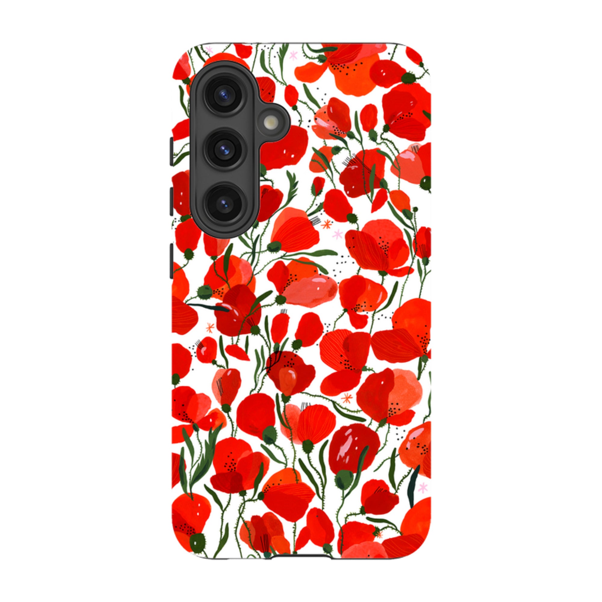 Samsung Tough Case - Poppies Pattern By Madalina Andronic