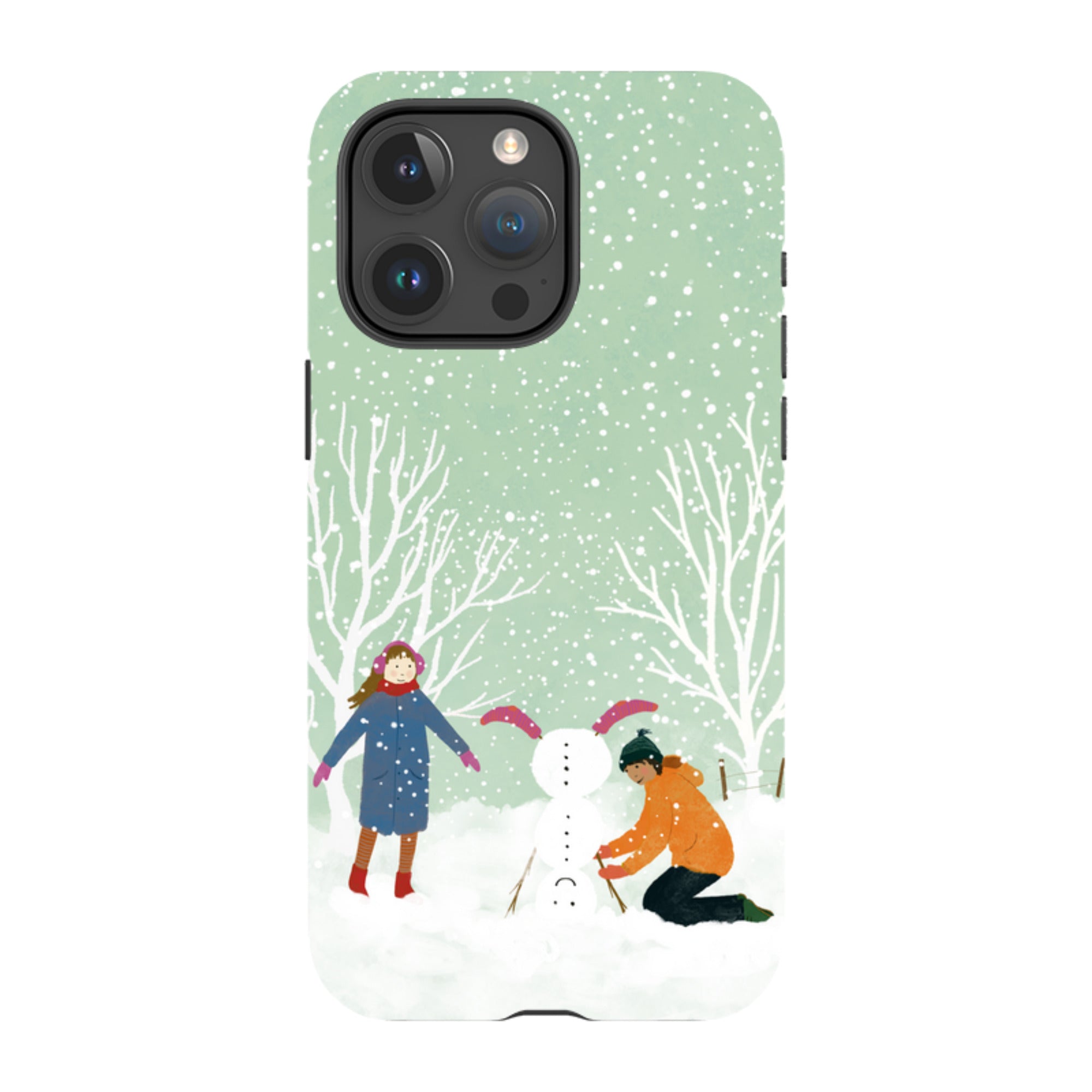 iPhone Tough Case - Snowball Building By Katherine Quinn