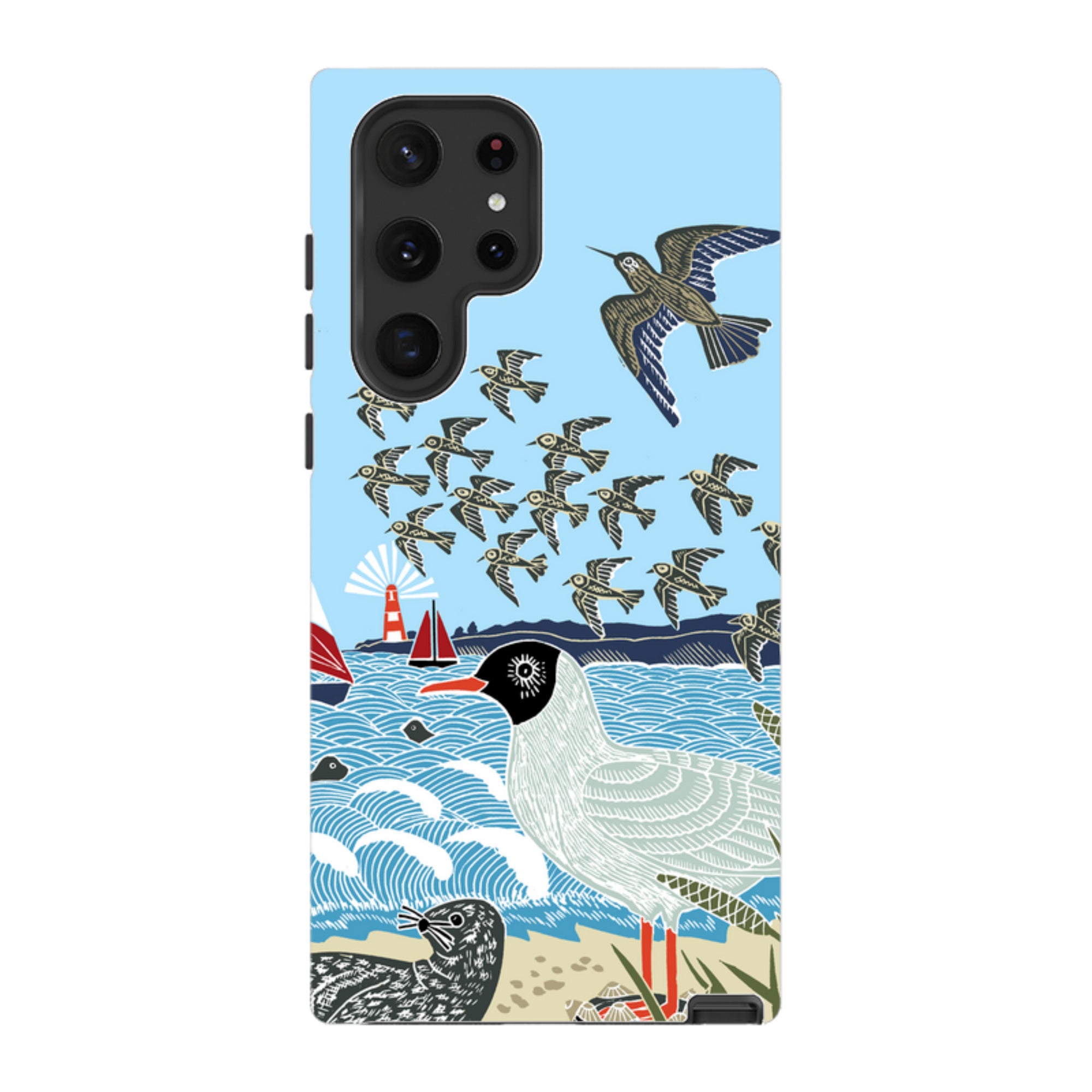 Samsung Tough  Case - Seagulls And Seals By Kate heiss