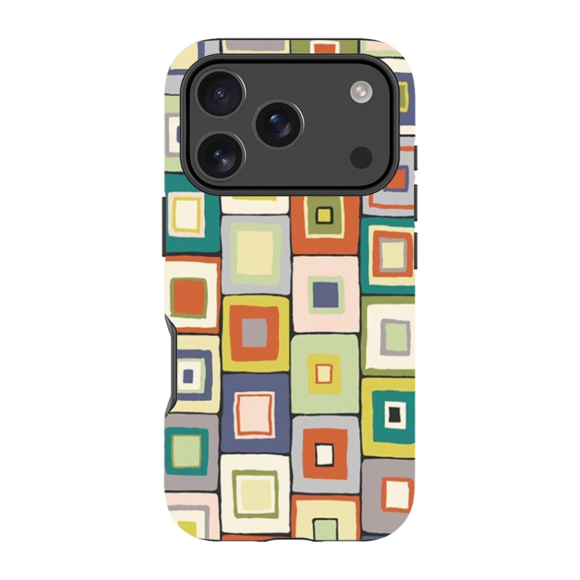 iPhone Tough Case - Atelier Blanket Squares Urbane By Sarah Campbell