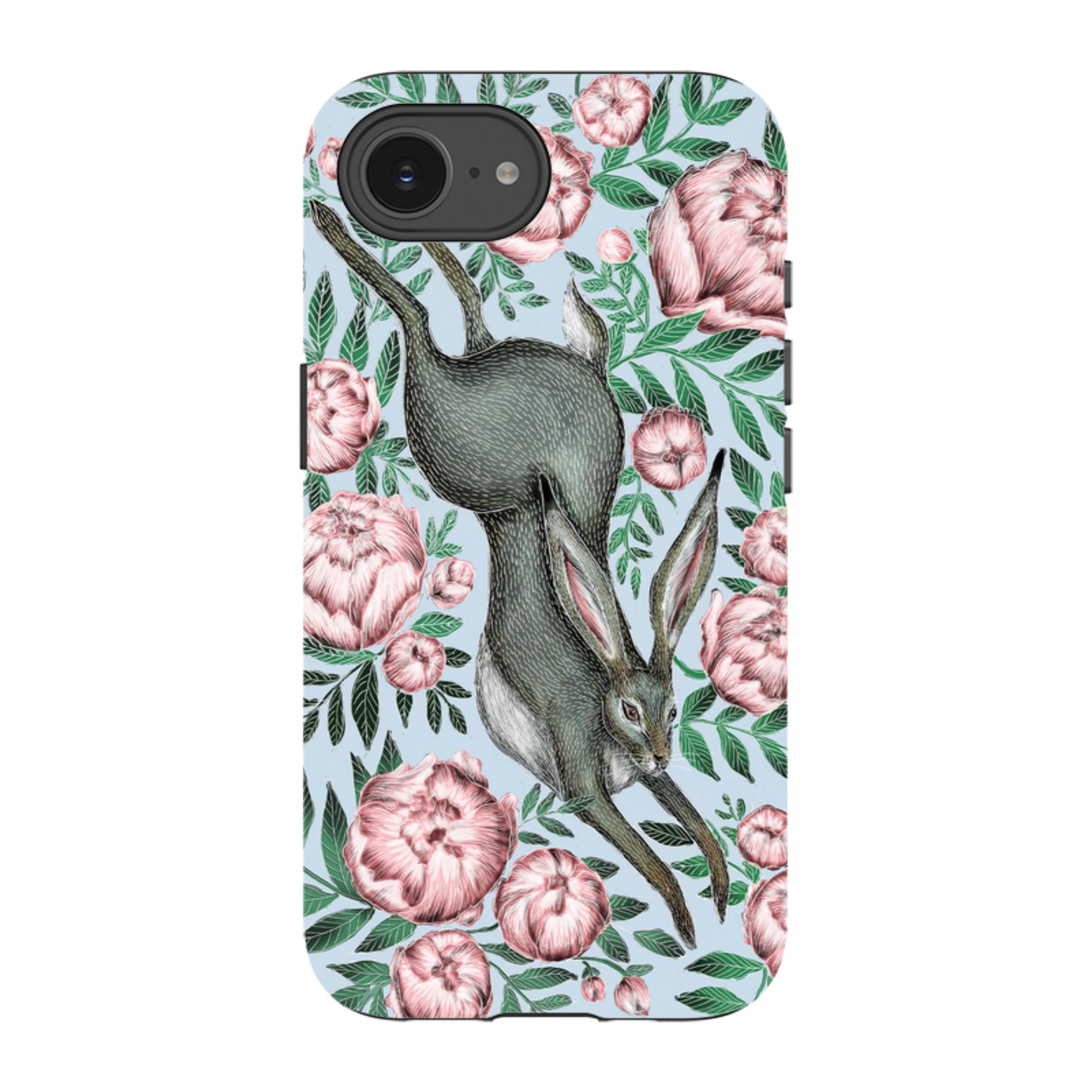 iPhone Tough Case - Hare And Peonies By Catherine Rowe
