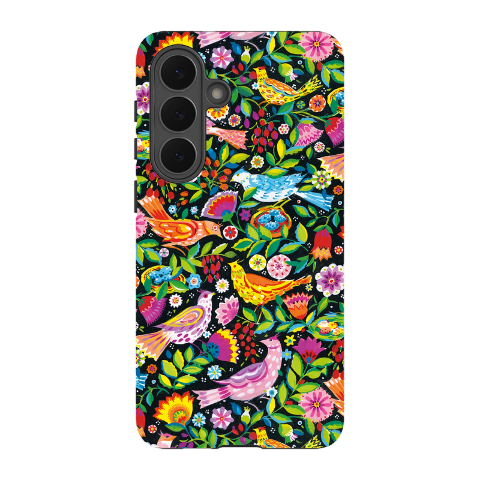 Samsung Tough Case - Folk Birds By Sarah Campbell