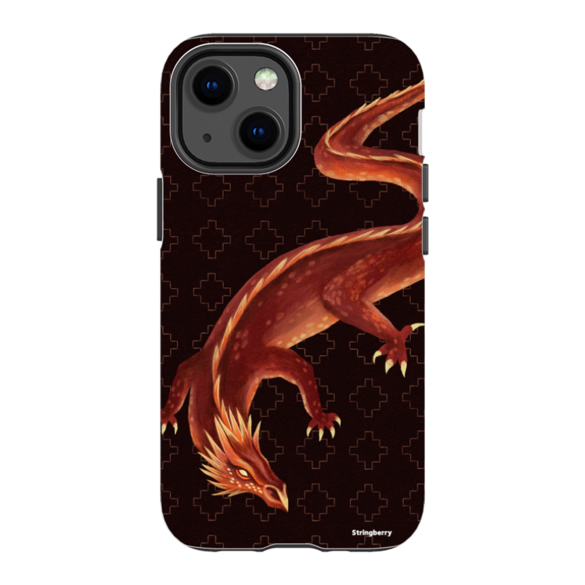 iPhone Tough Case - Beowulf Dragon By Anna Stead