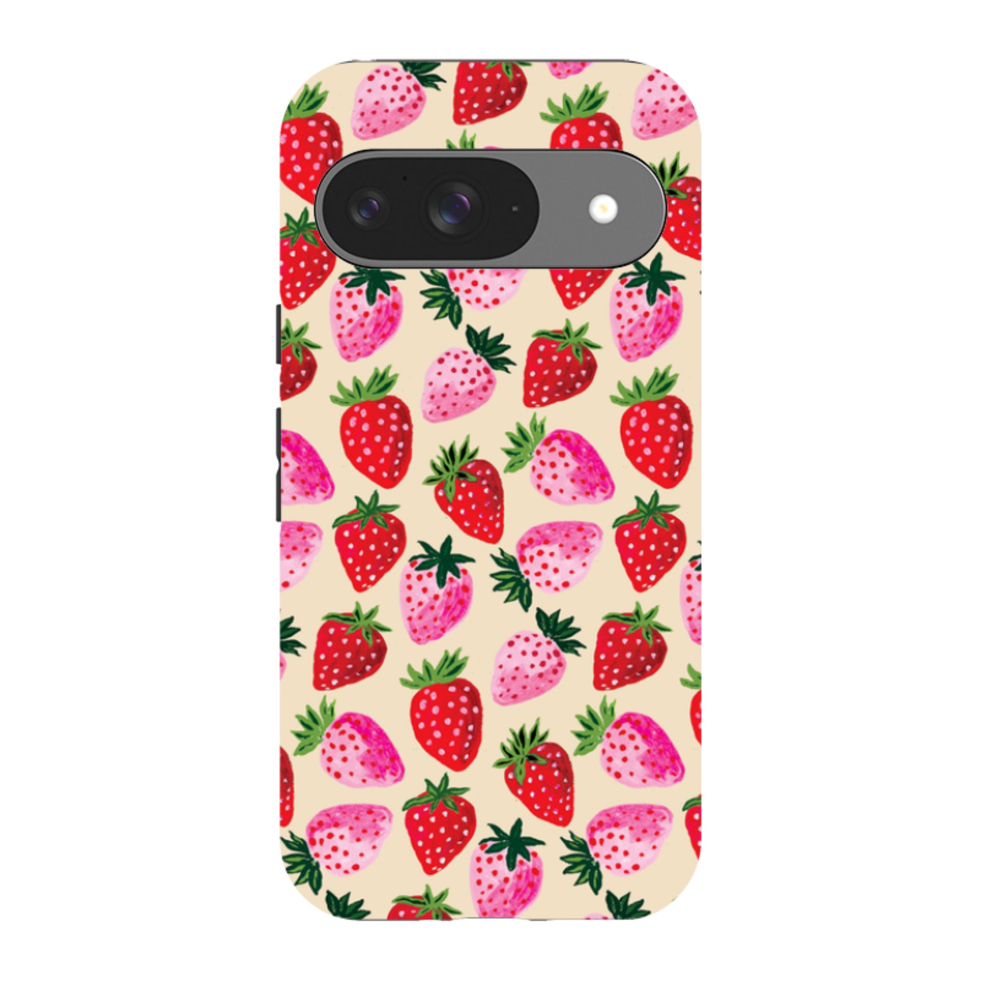 Google Tough Case - Strawberry Scatter Cream By Emma Frances Grant