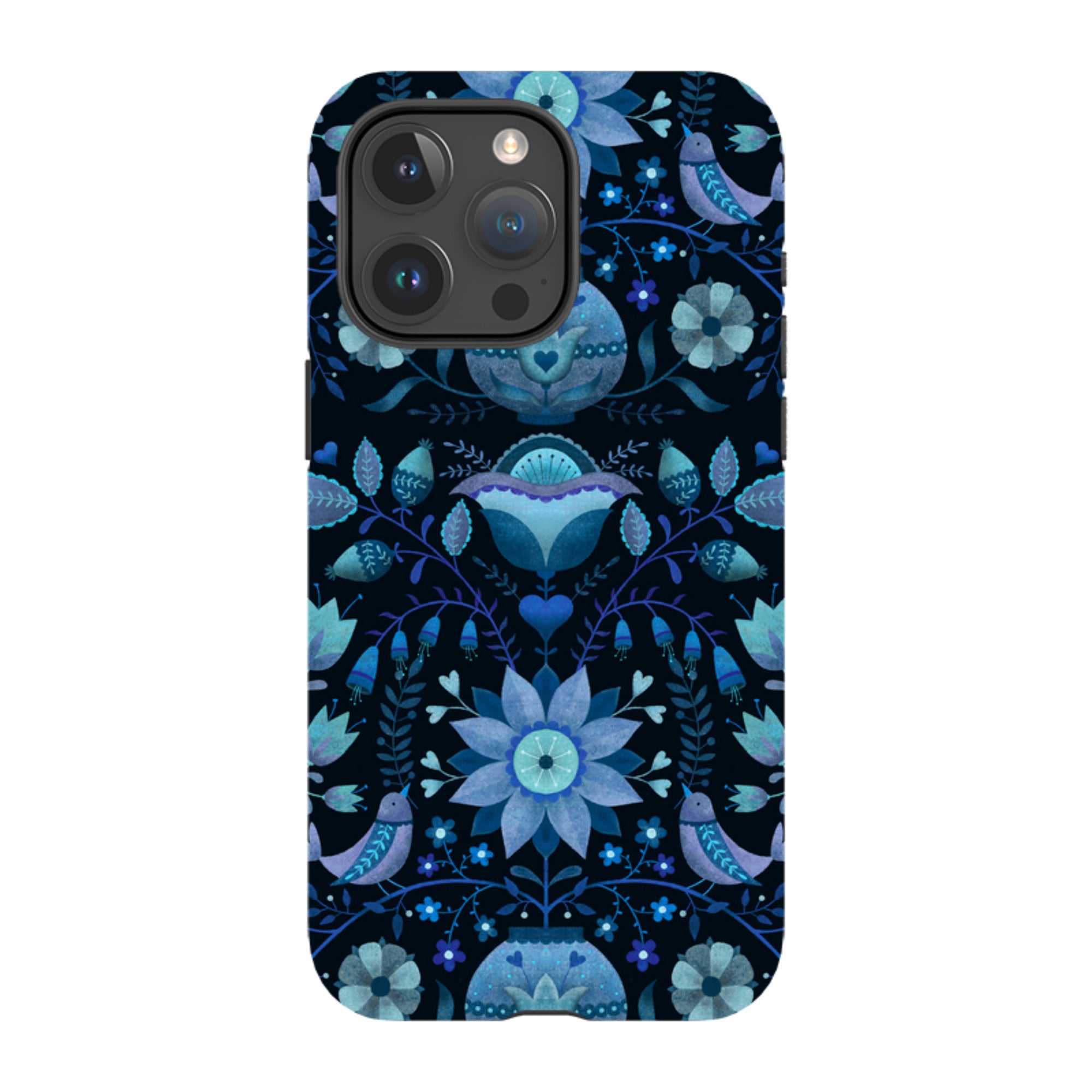 iPhone MagSafe Tough Case -  Blue Folk By Suzy Taylor