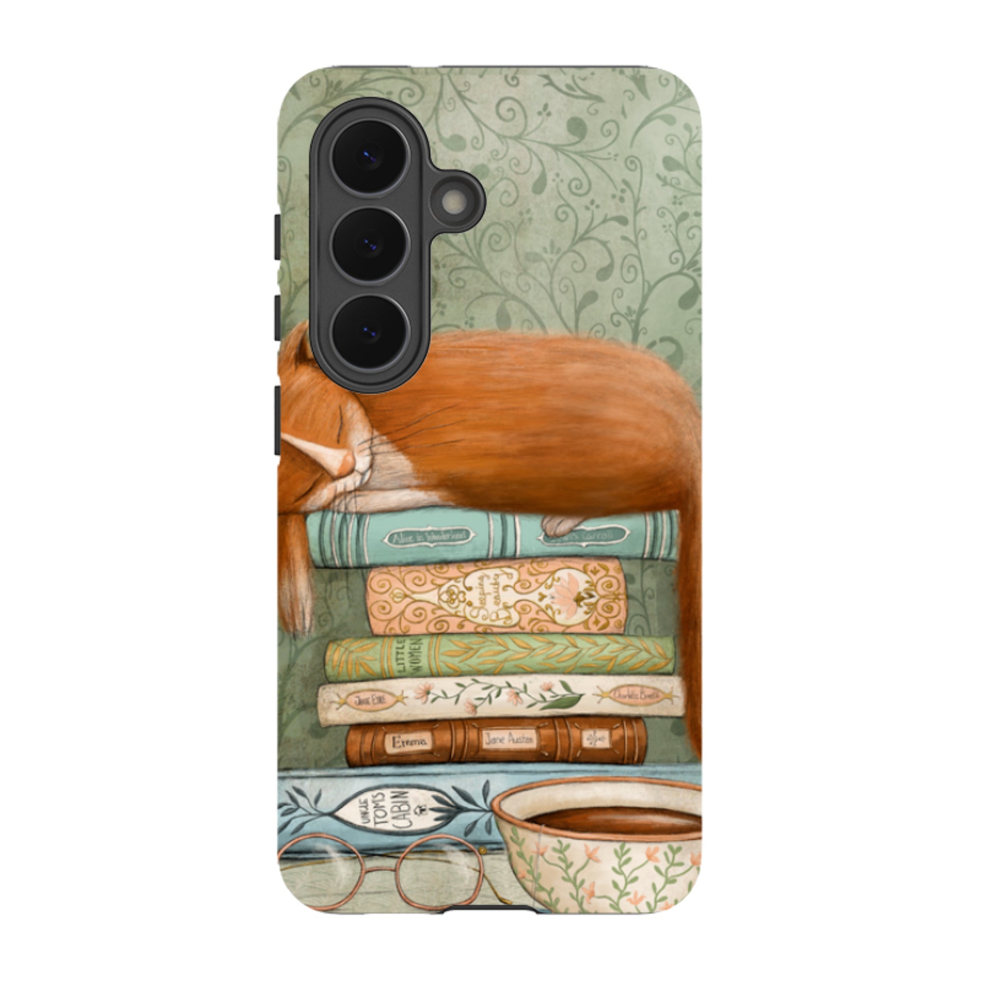Samsung Tough Case - Cats and Books By Maja Lindberg