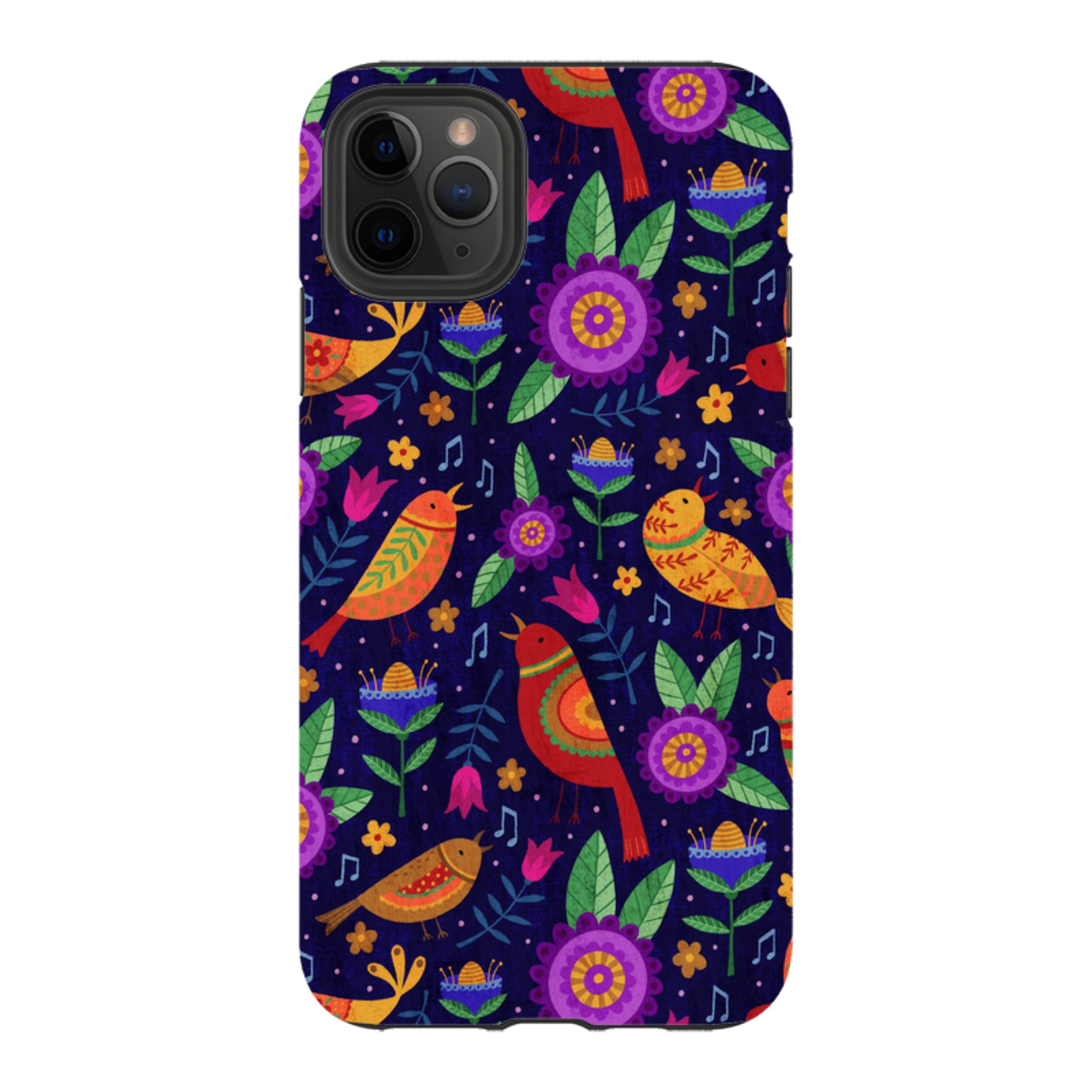 iPhone Tough Case - Bird Pattern VII By Suzy Taylor