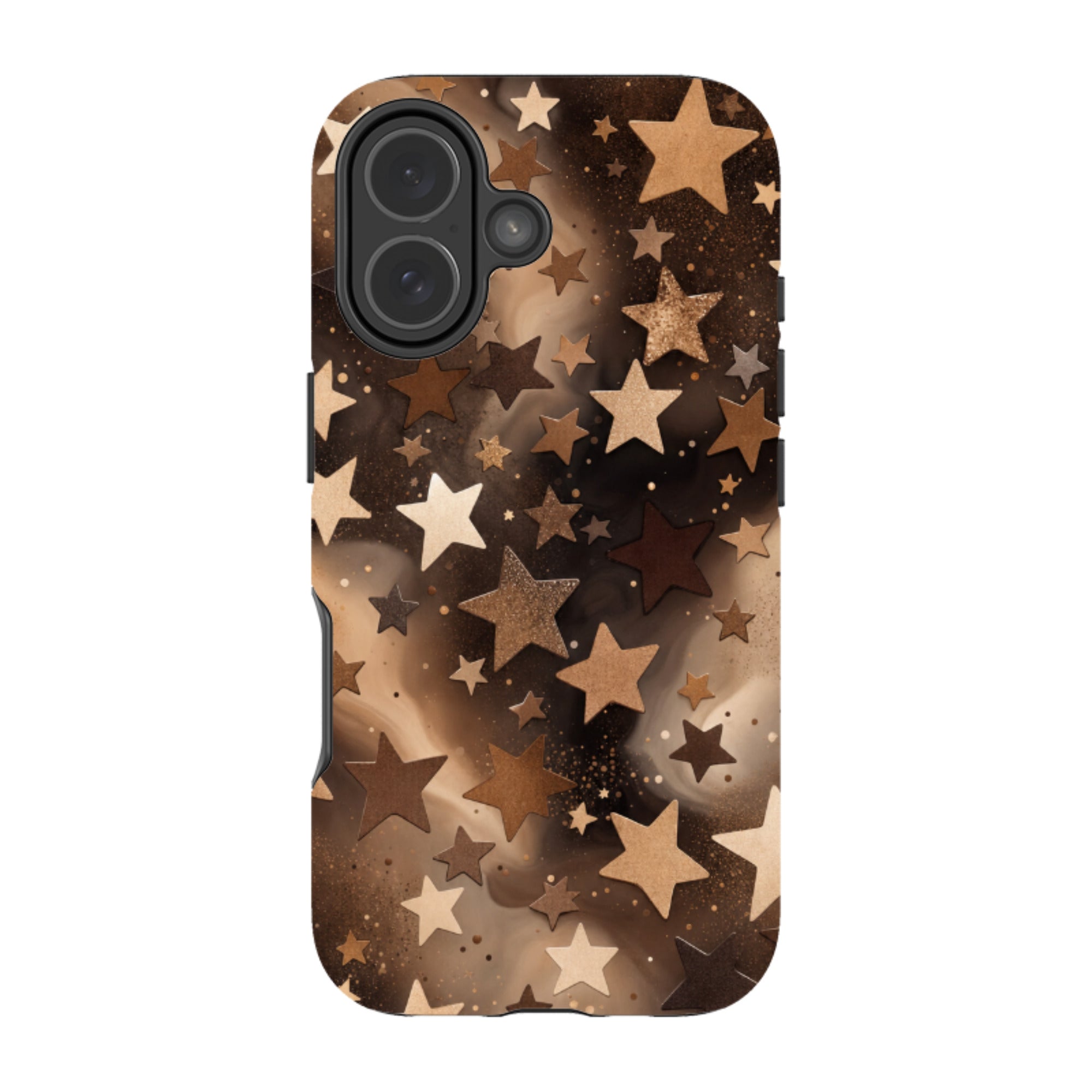 iPhone Tough Case - Bronze Galaxy Star