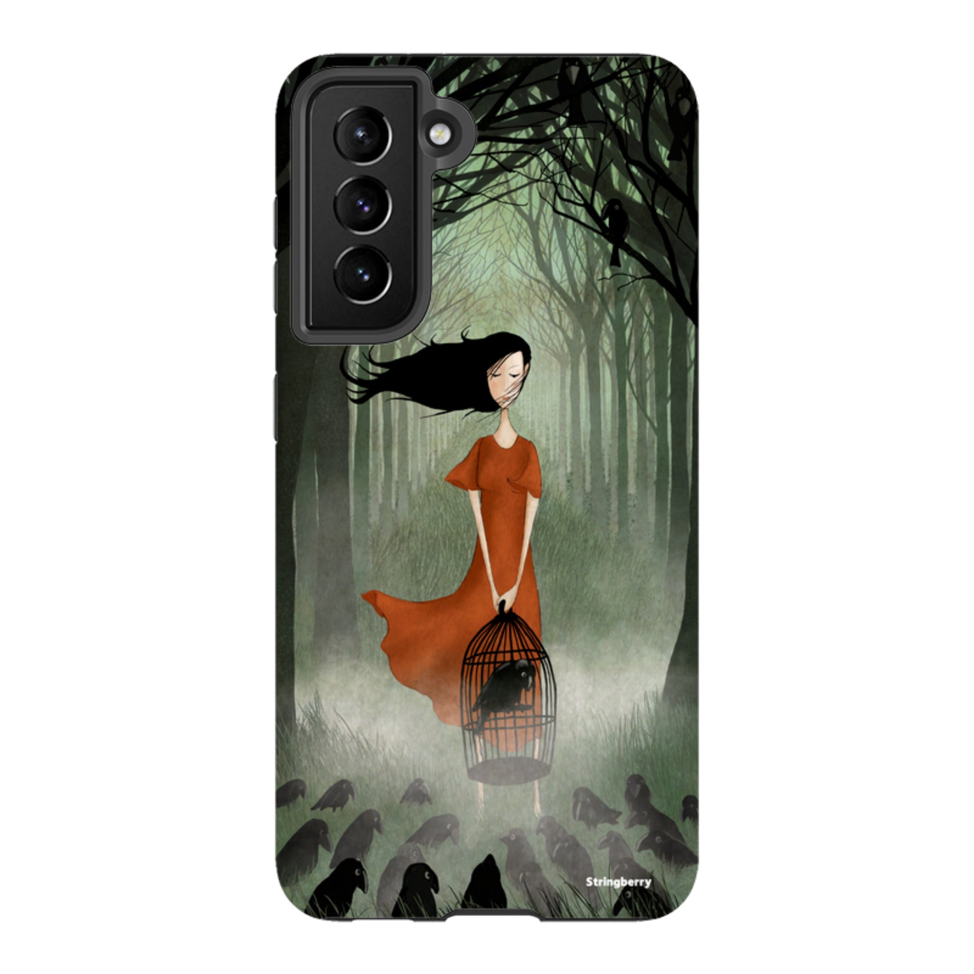 Samsung Tough Case - The Raven Girl By Maja Lindberg