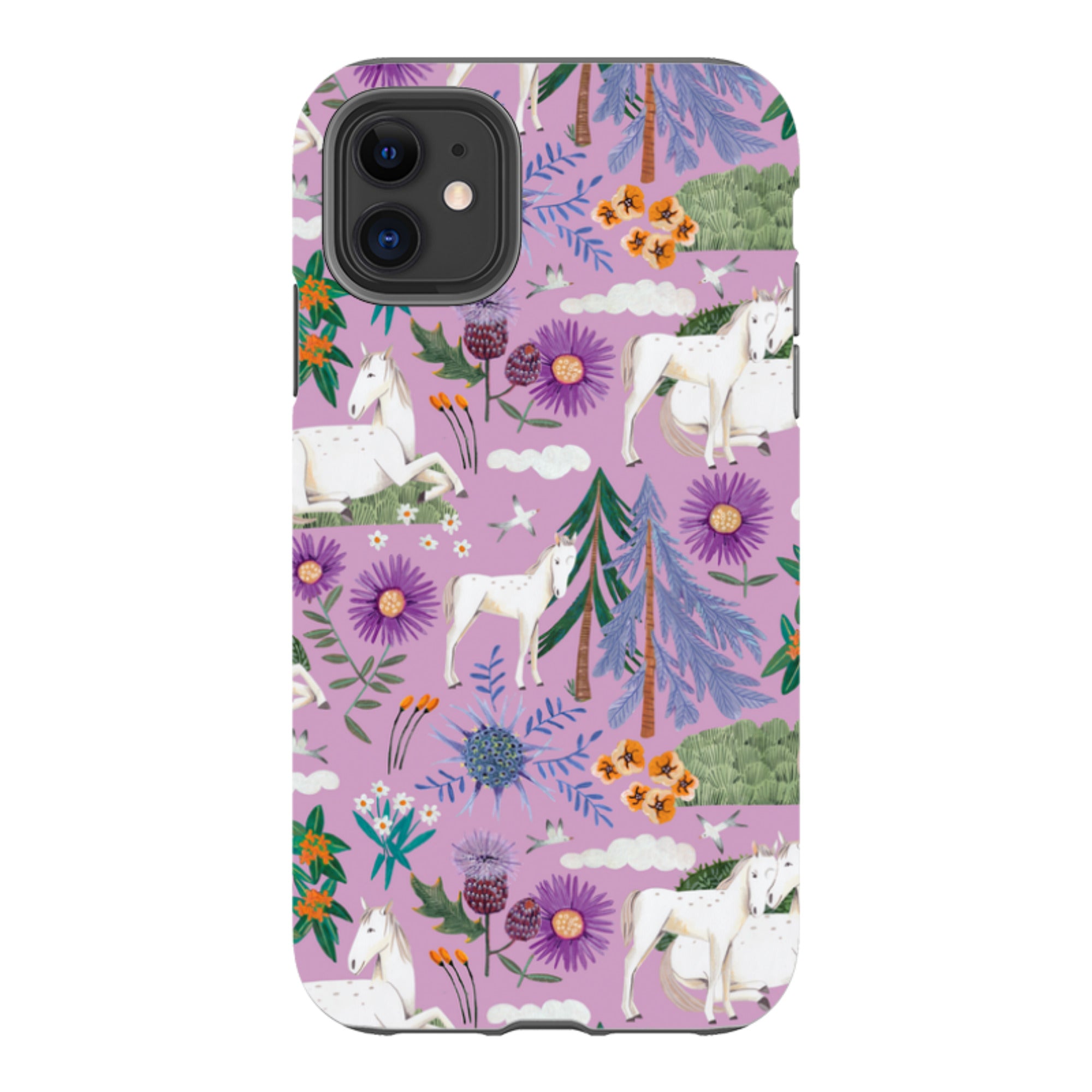 iPhone Tough Case - Horse Pattern II By Caroline Bonne Muller