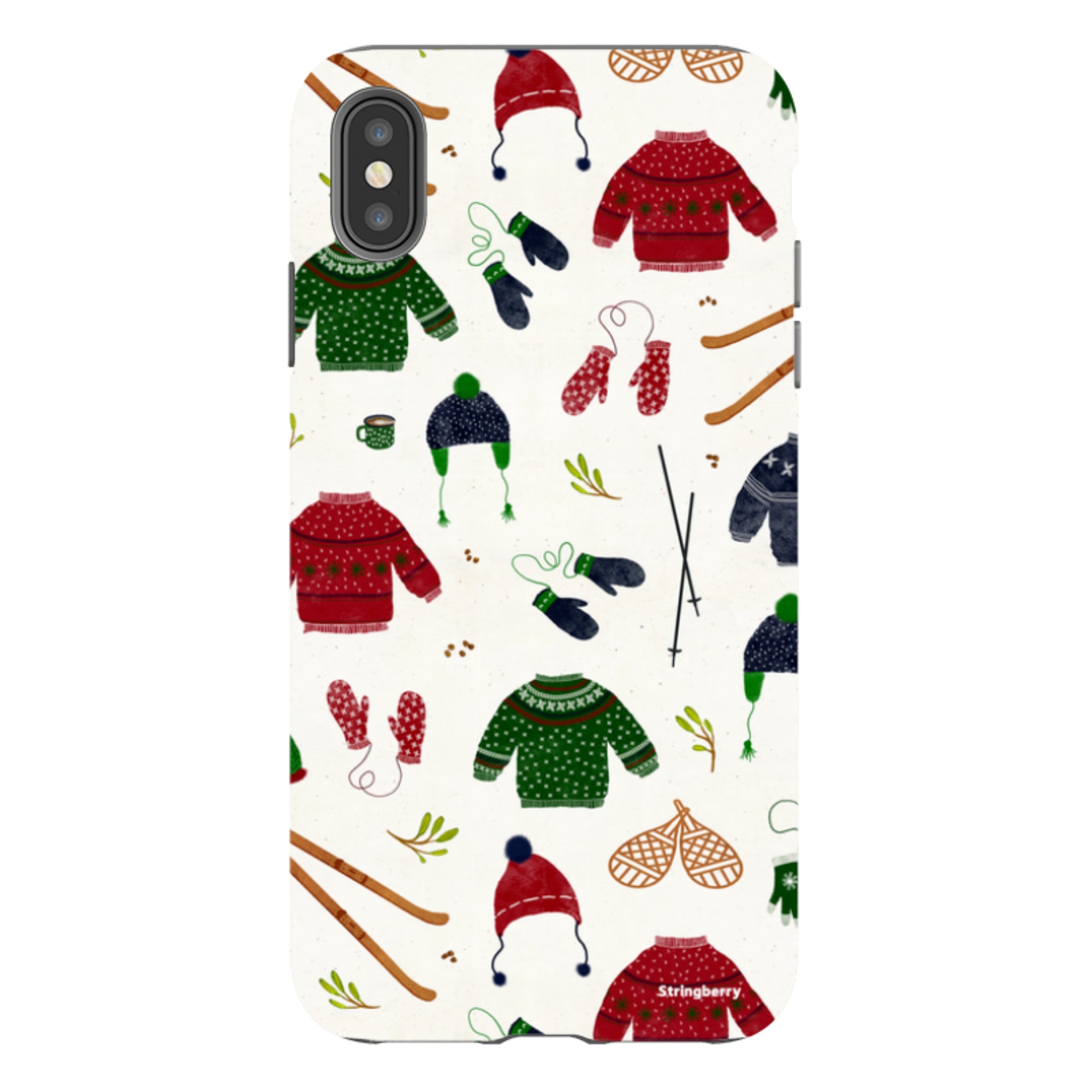 iPhone Tough Case - Winter Clothes By Katherine Quinn