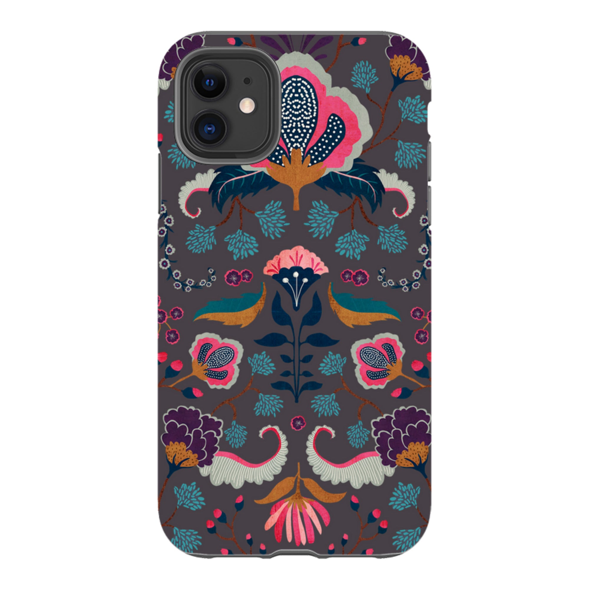 iPhone Tough Case - Folk Floral II By Katherine Quinn