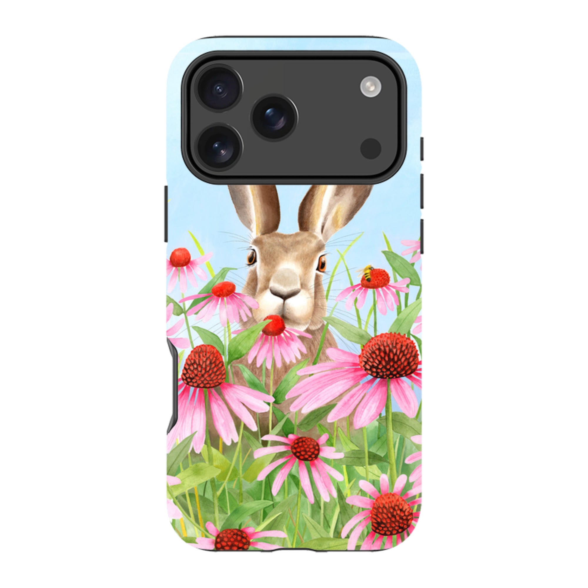 iPhone Tough Case - Summer Hare By Bex Parkin