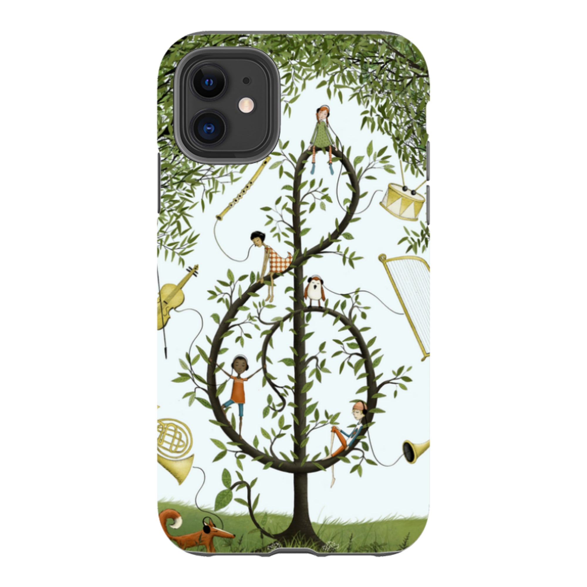 iPhone Tough Case - Music Tree By Maja Lindberg