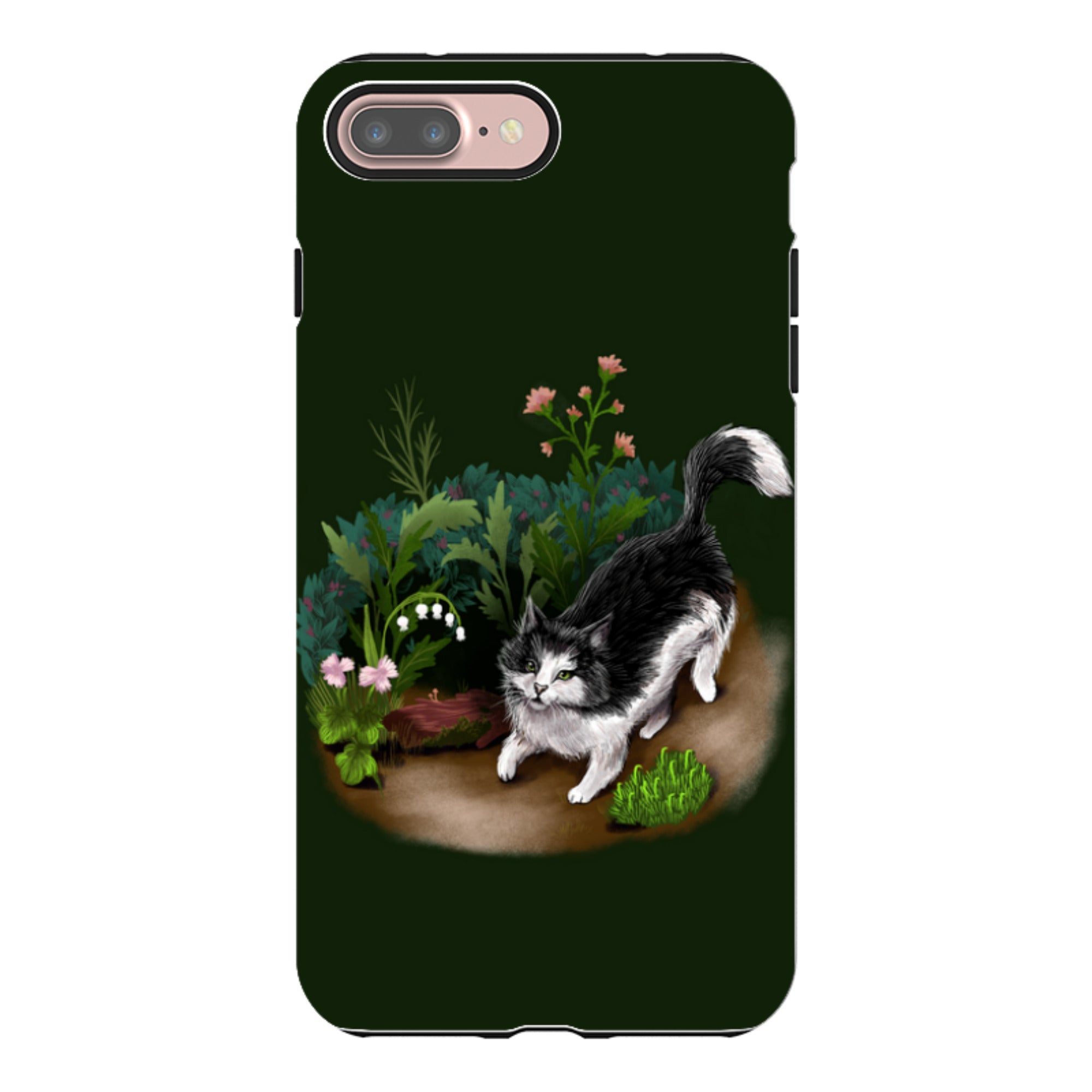 iPhone Tough Case - Munchkin Cat By Anna Stead