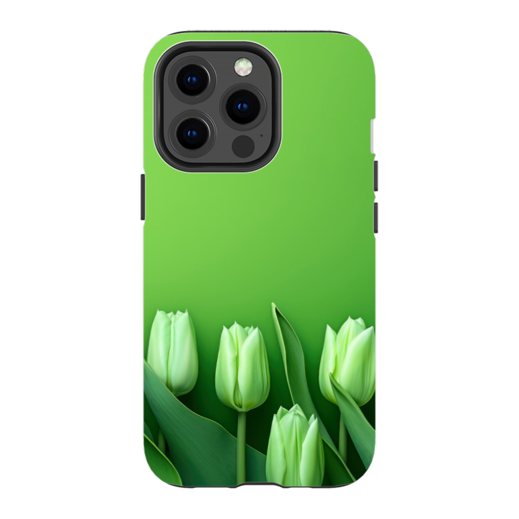 iPhone Tough Case -Green Floral