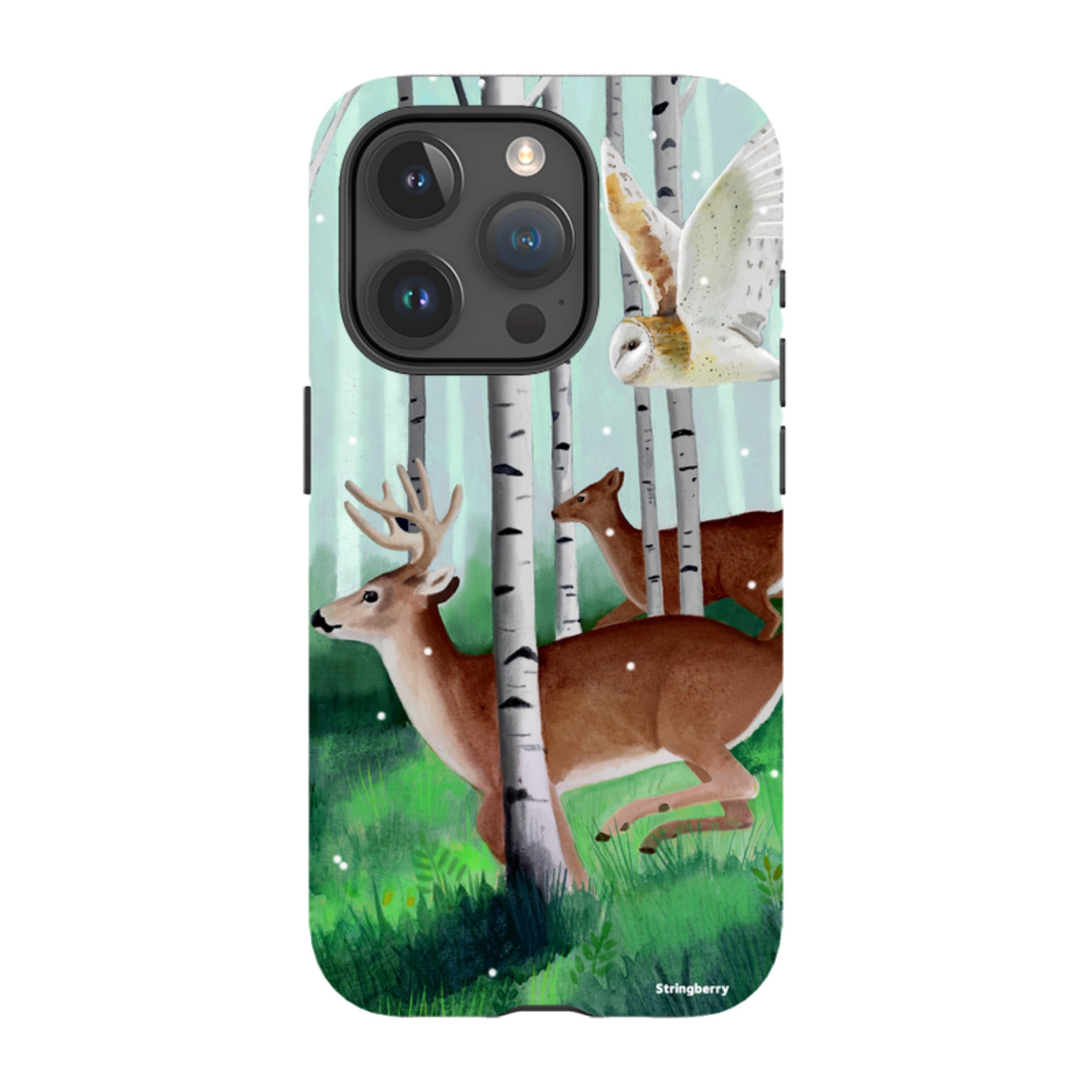 iPhone Tough Case - Winter Woods By Bex Parkin