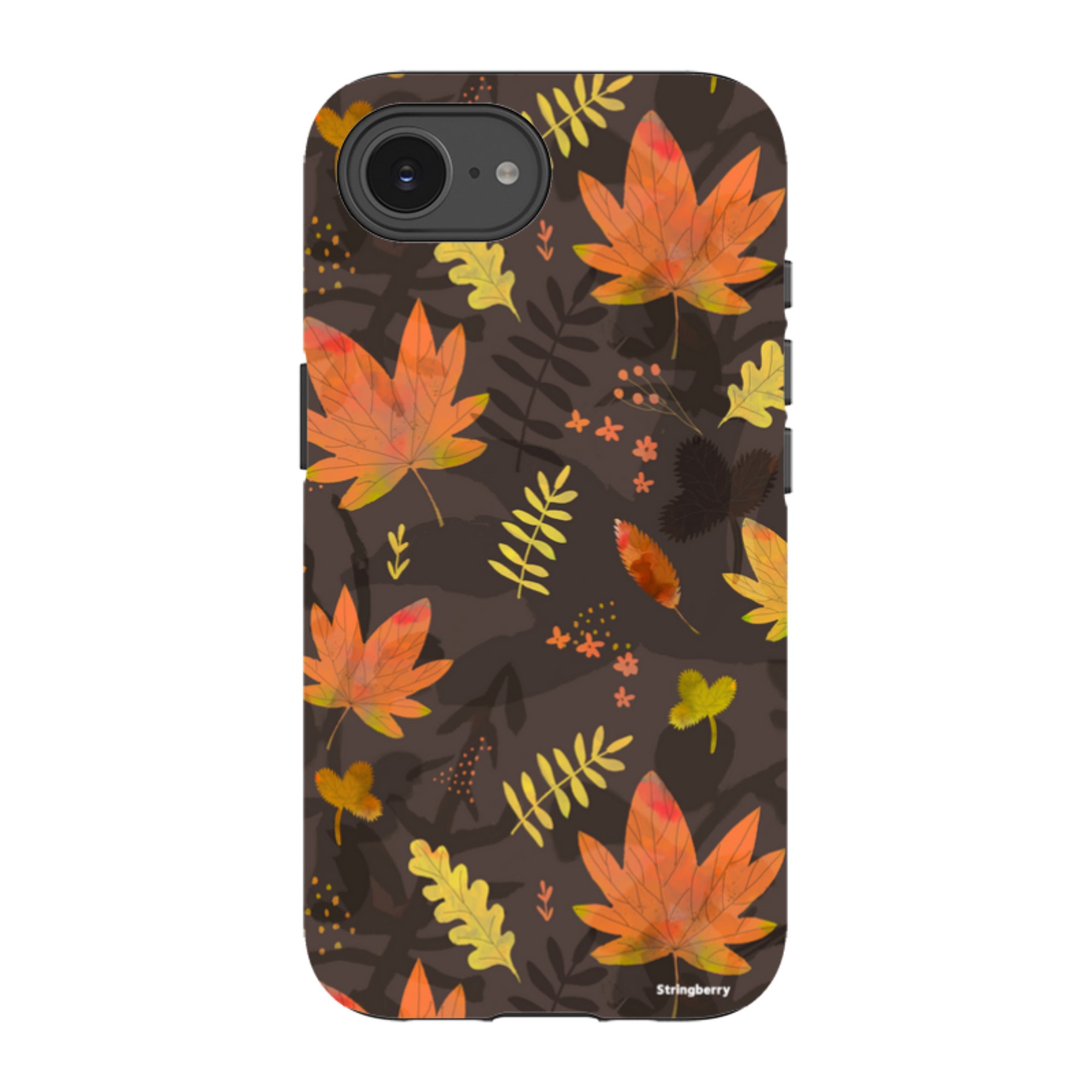 iPhone Tough Case - Autumn Leaves Yellow