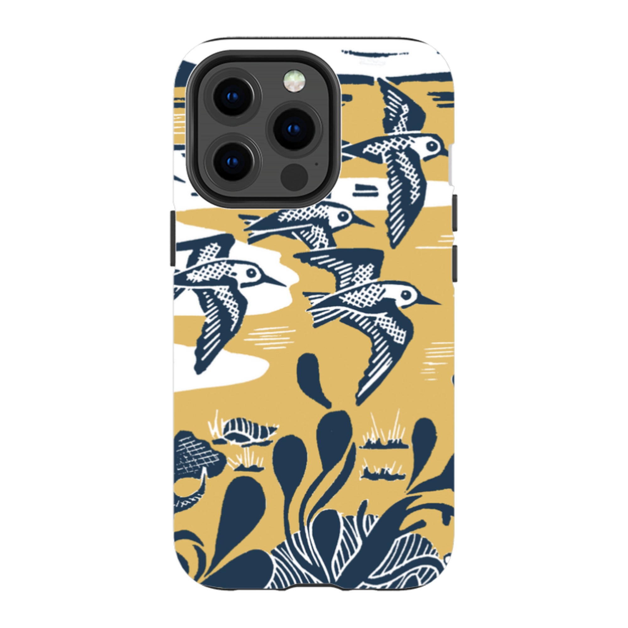 iPhone Tough Case - Sanderlings At The Shore By Kate Heiss