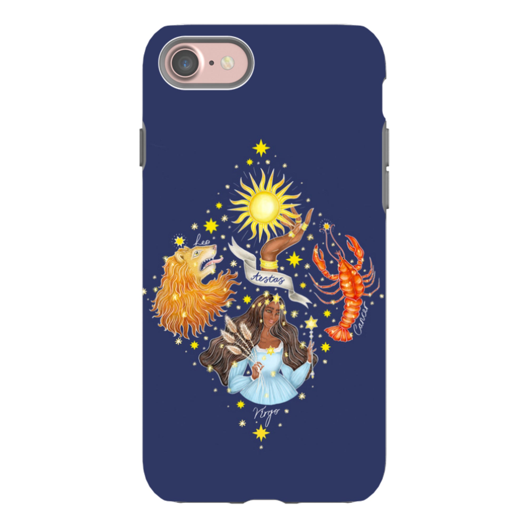 iPhone Tough Case - Summer Zodiac By Catherine Rowe