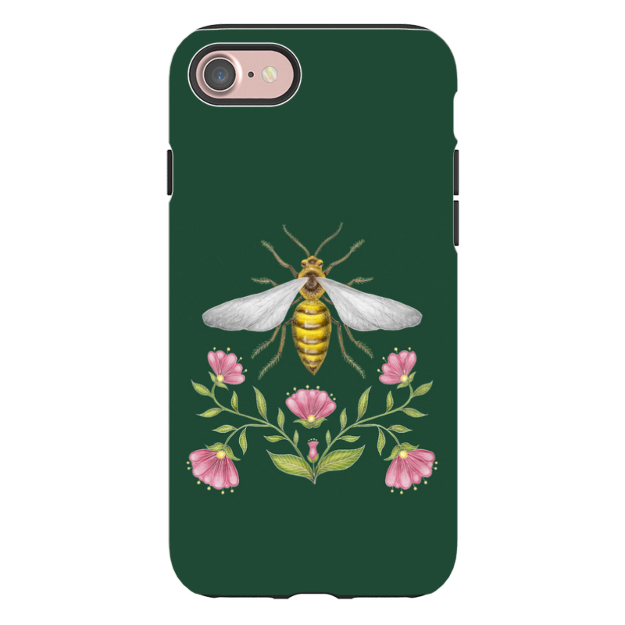 iPhone Tough Case - Wings Of Freedom Emerald By Catherine Rowe