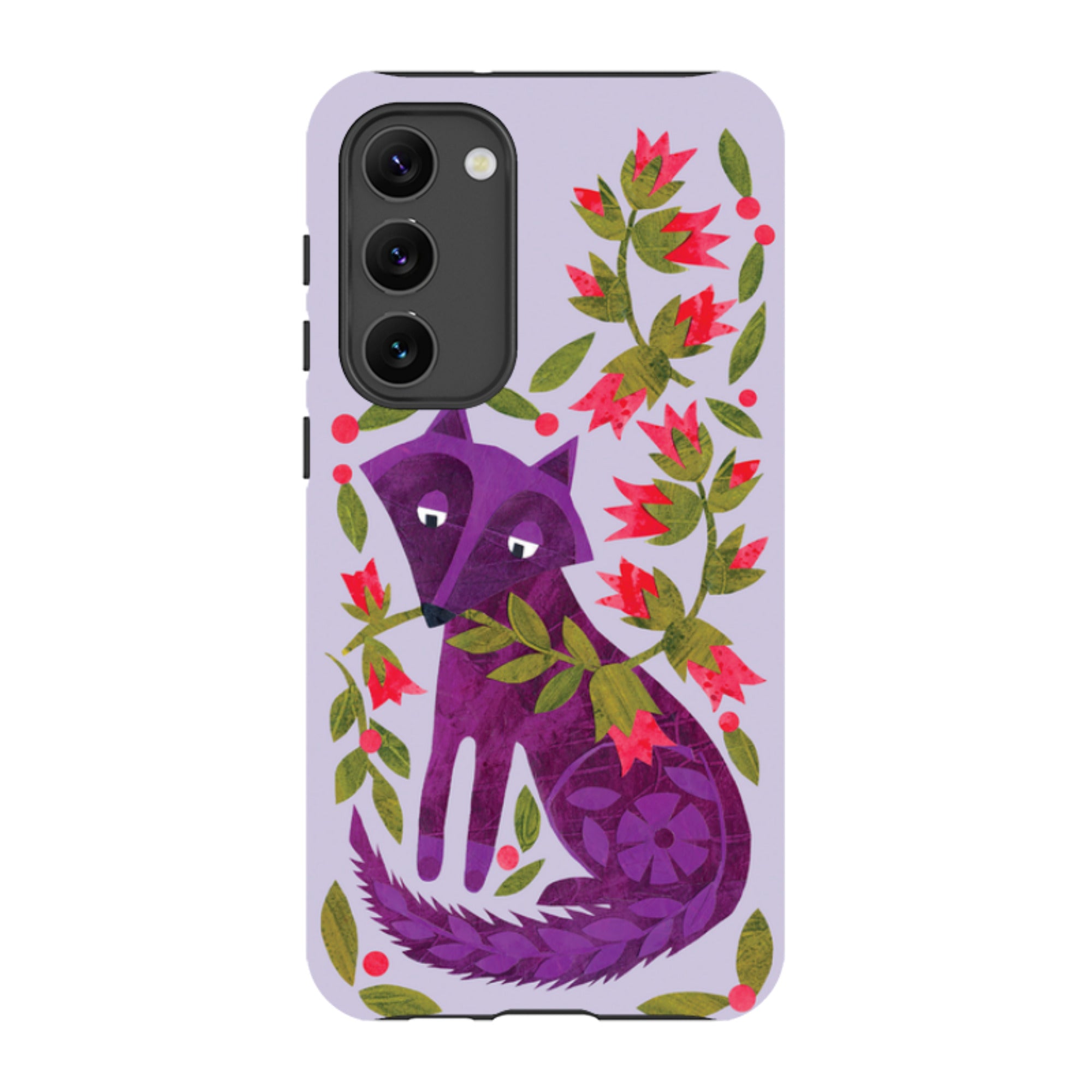 Samsung Tough Case - Purple Foxie By Tracey English