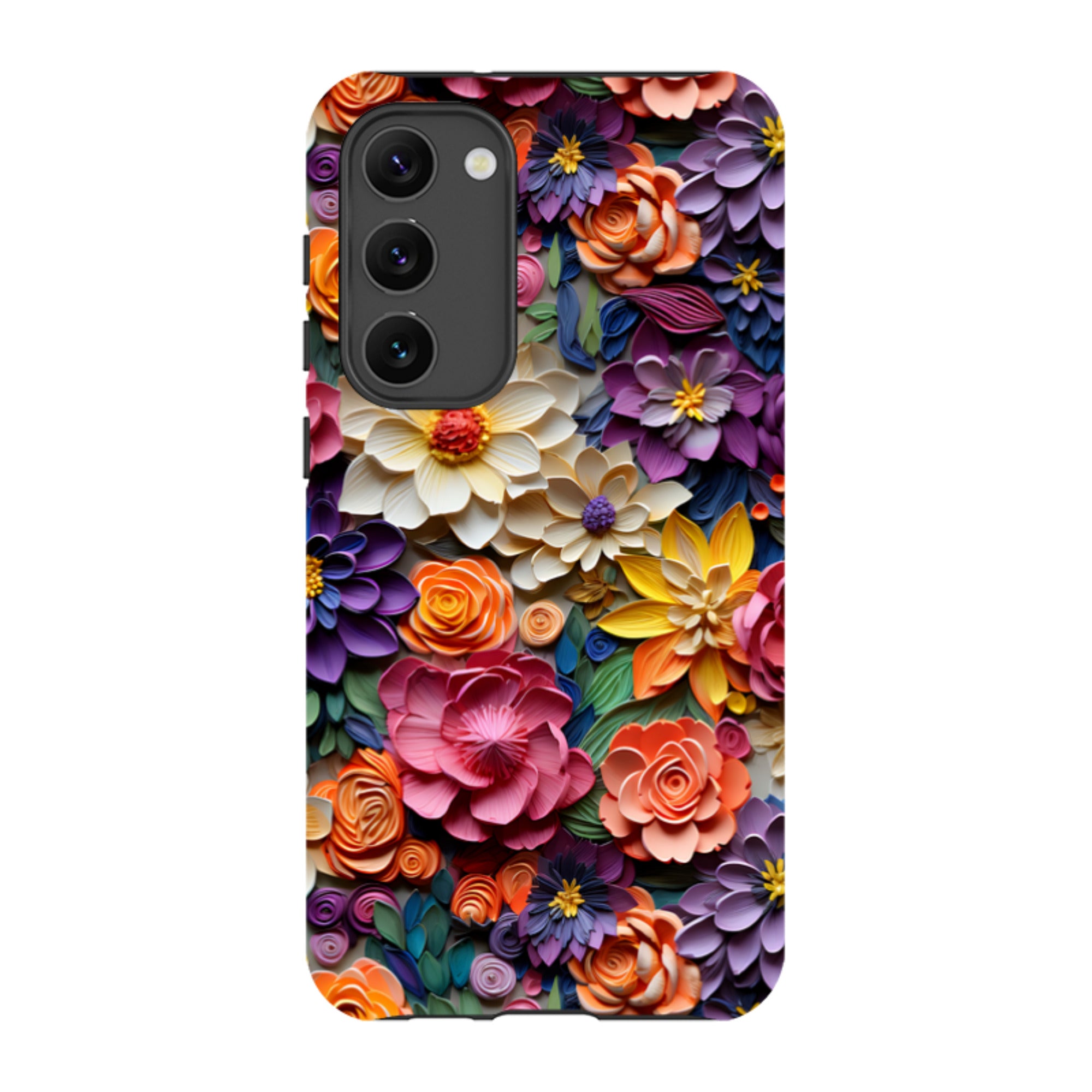 Samsung Tough Case - Violet Floral
