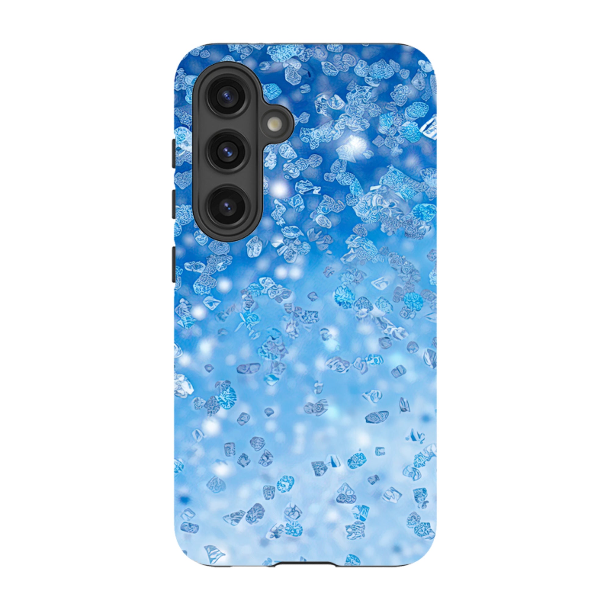 Samsung Tough Case - Blue Glitter (Case Does Not Glitter)