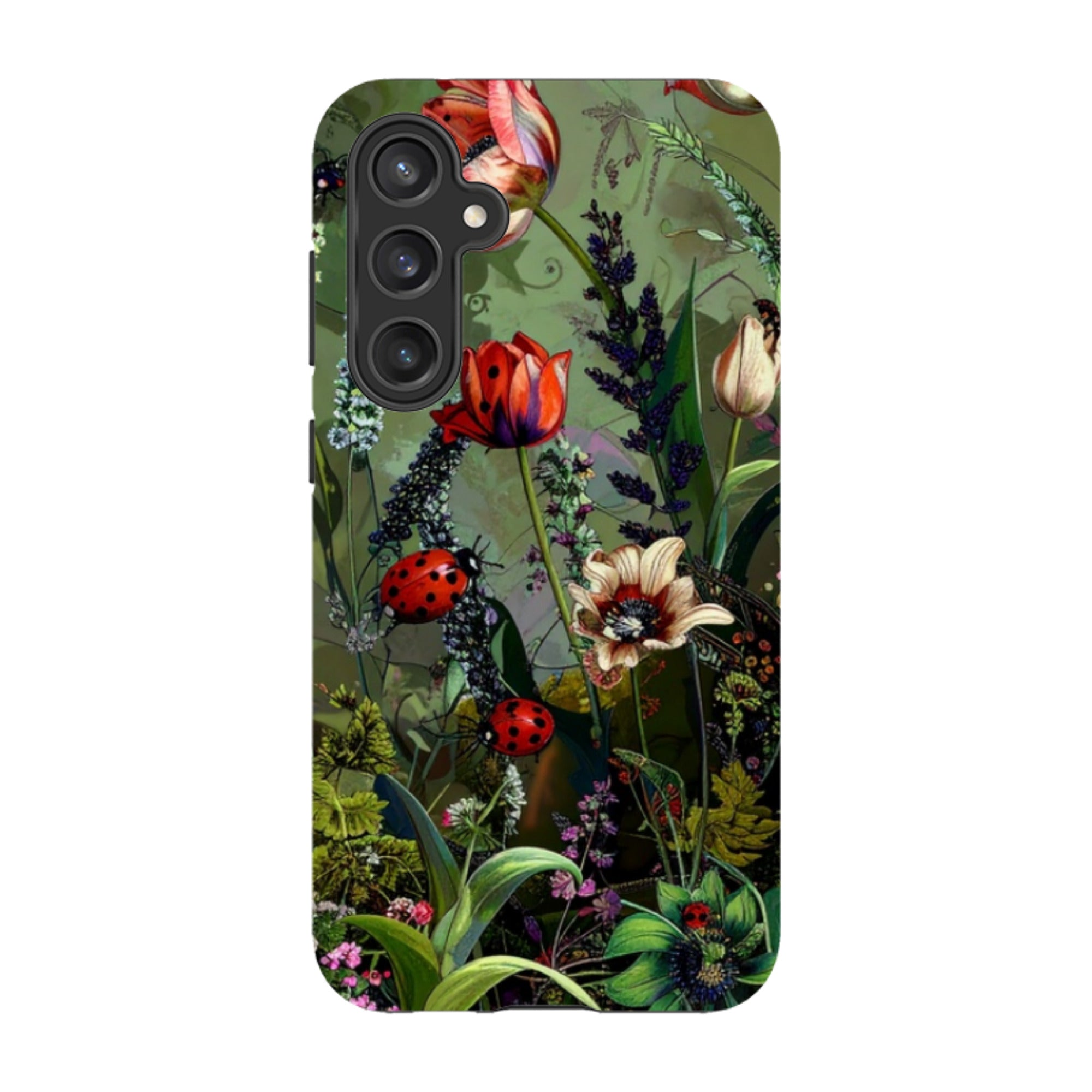 Samsung Tough Case - Green Vyne Ladybirds