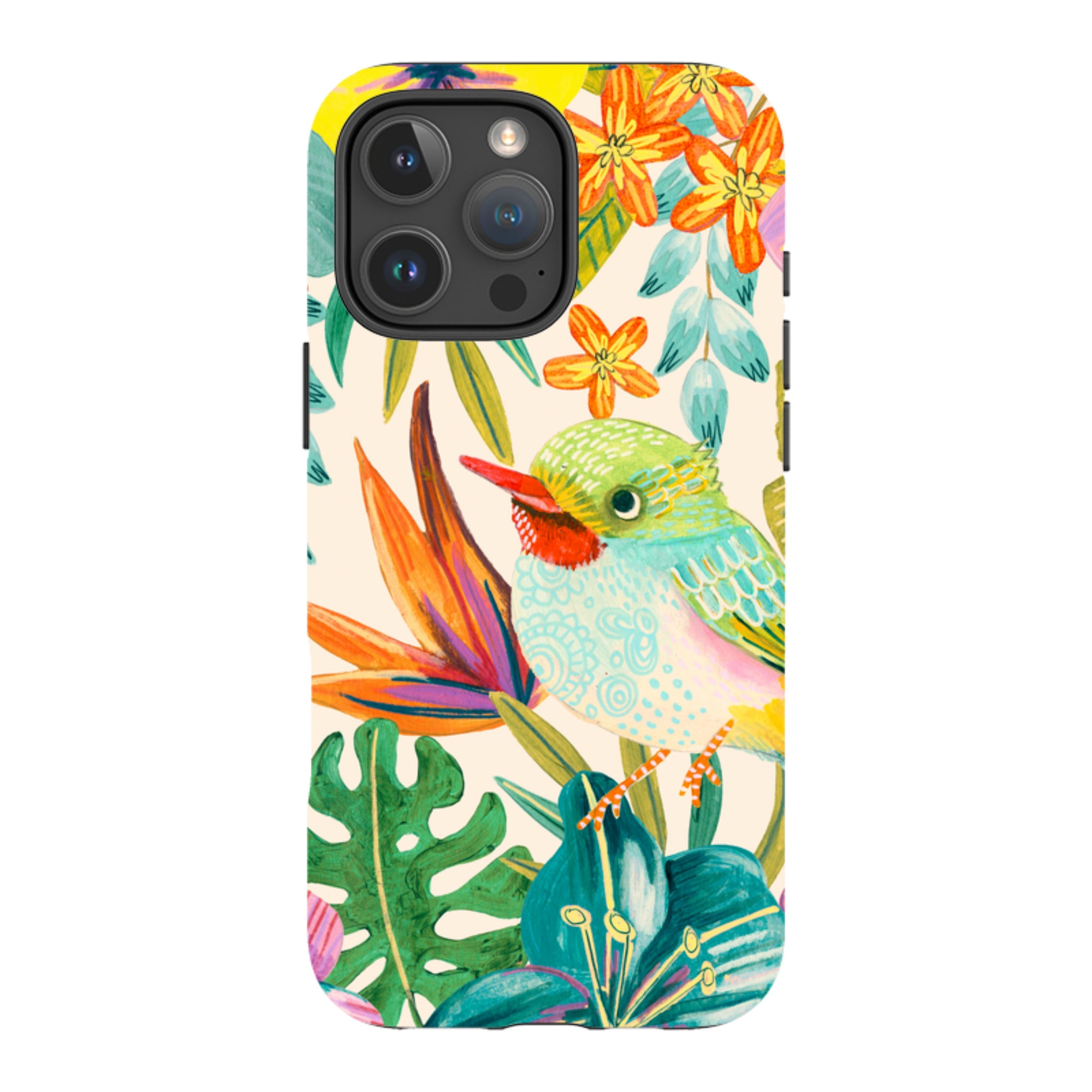 iPhone Tough Case - Tropical Bird II By Caroline Bonne Muller