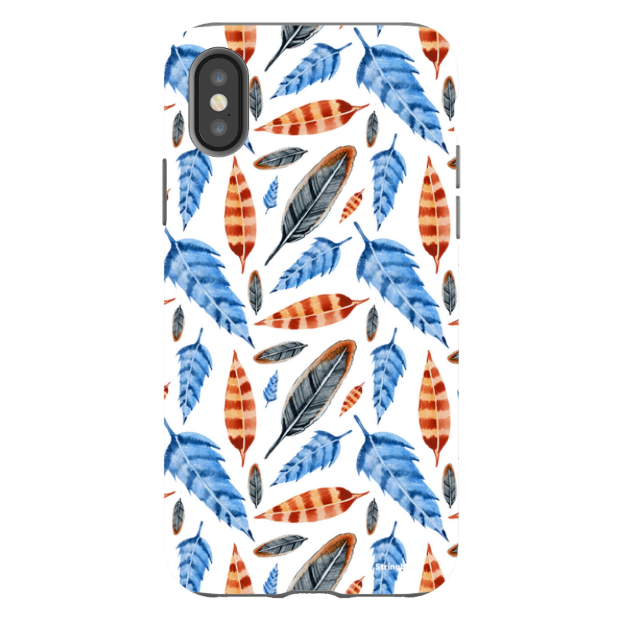 iPhone Tough Case - Multi Feathers