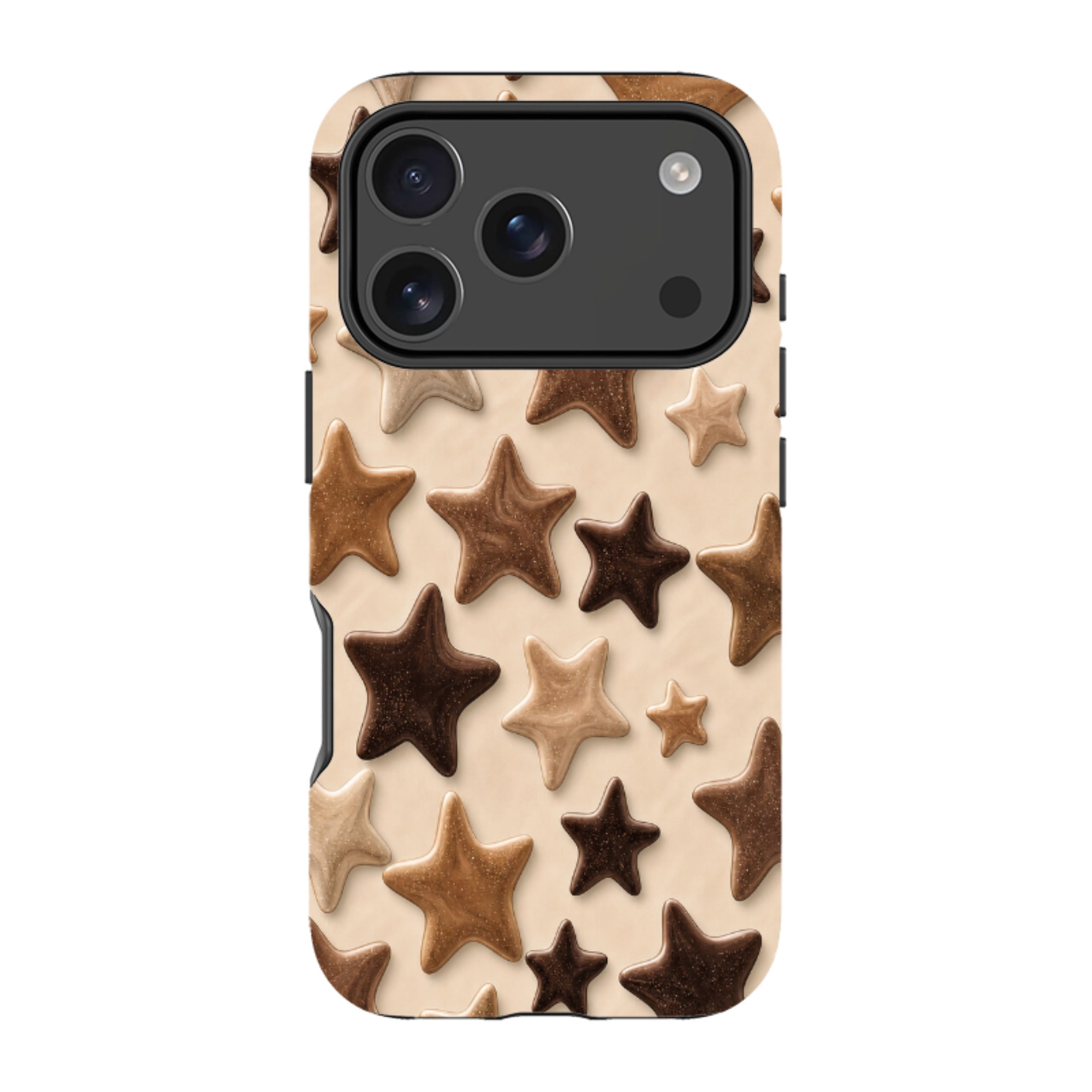 iPhone Tough Case - Brown Star