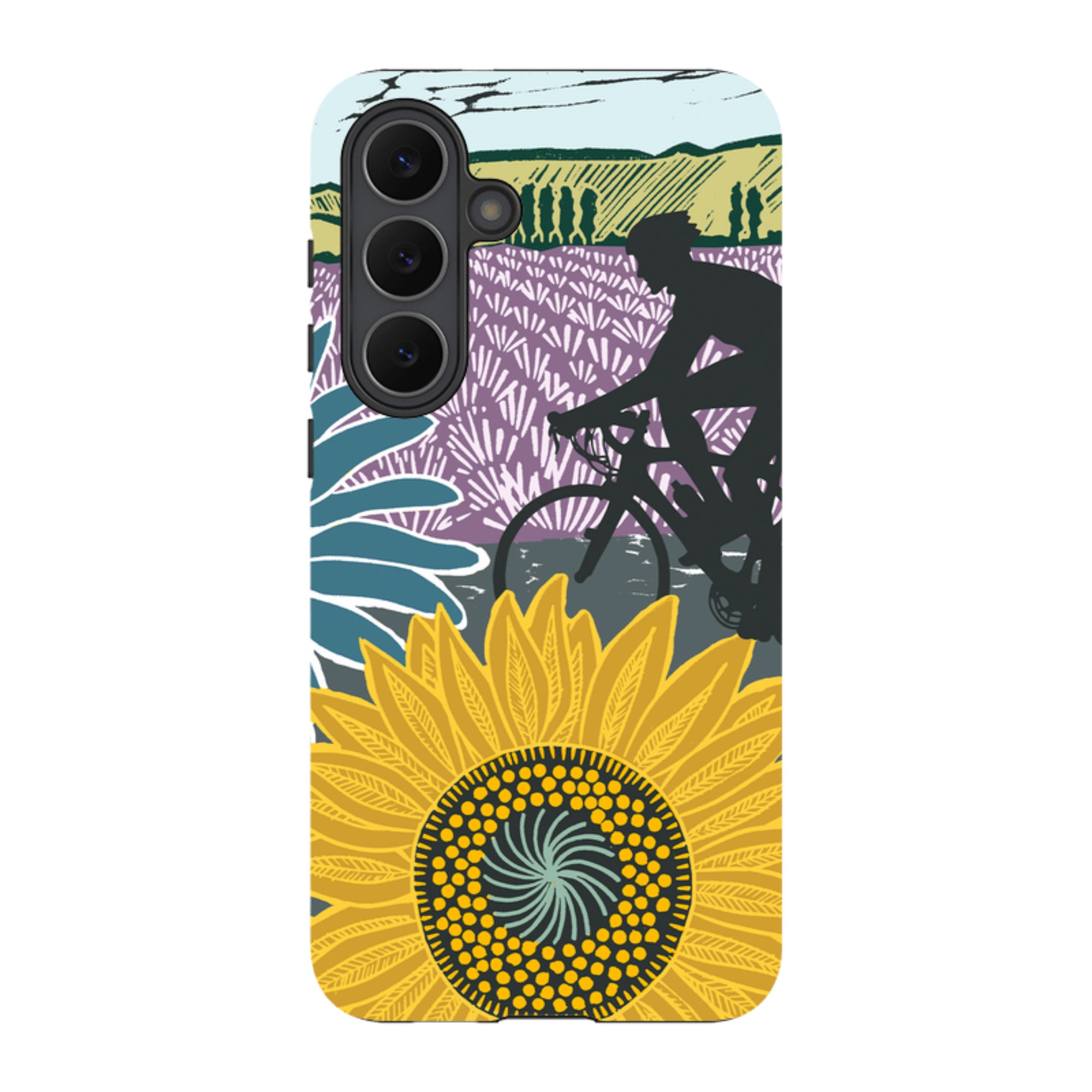 Samsung Tough Case - Bike and Sunflowers By Kate Heiss