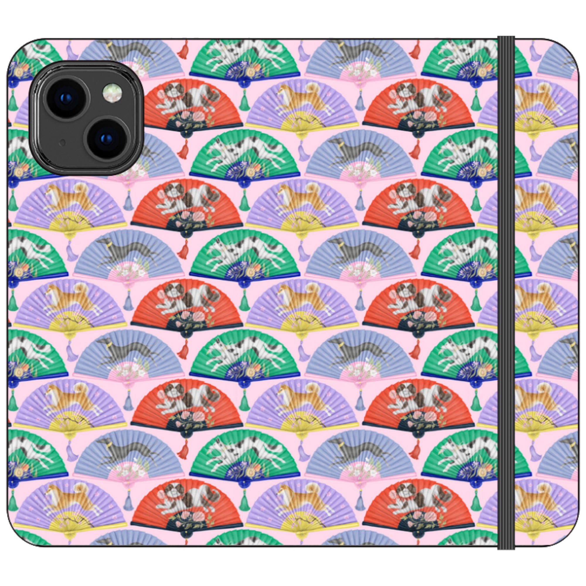 Dog Fan Wallet Case By Catherine Rowe