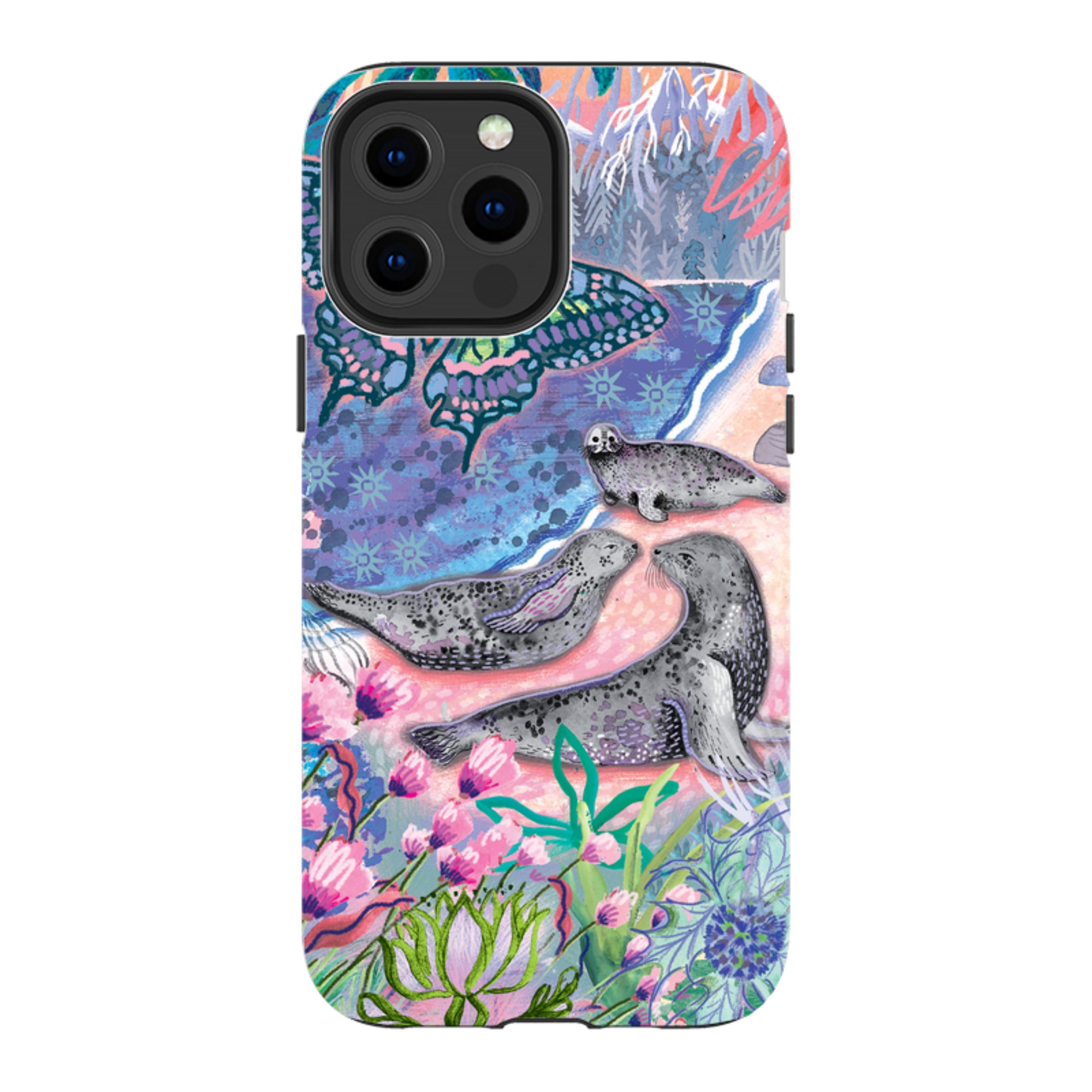 iPhone MagSafe Tough Case - Scenic Seals Of Norfolk By Emma Frances Grant