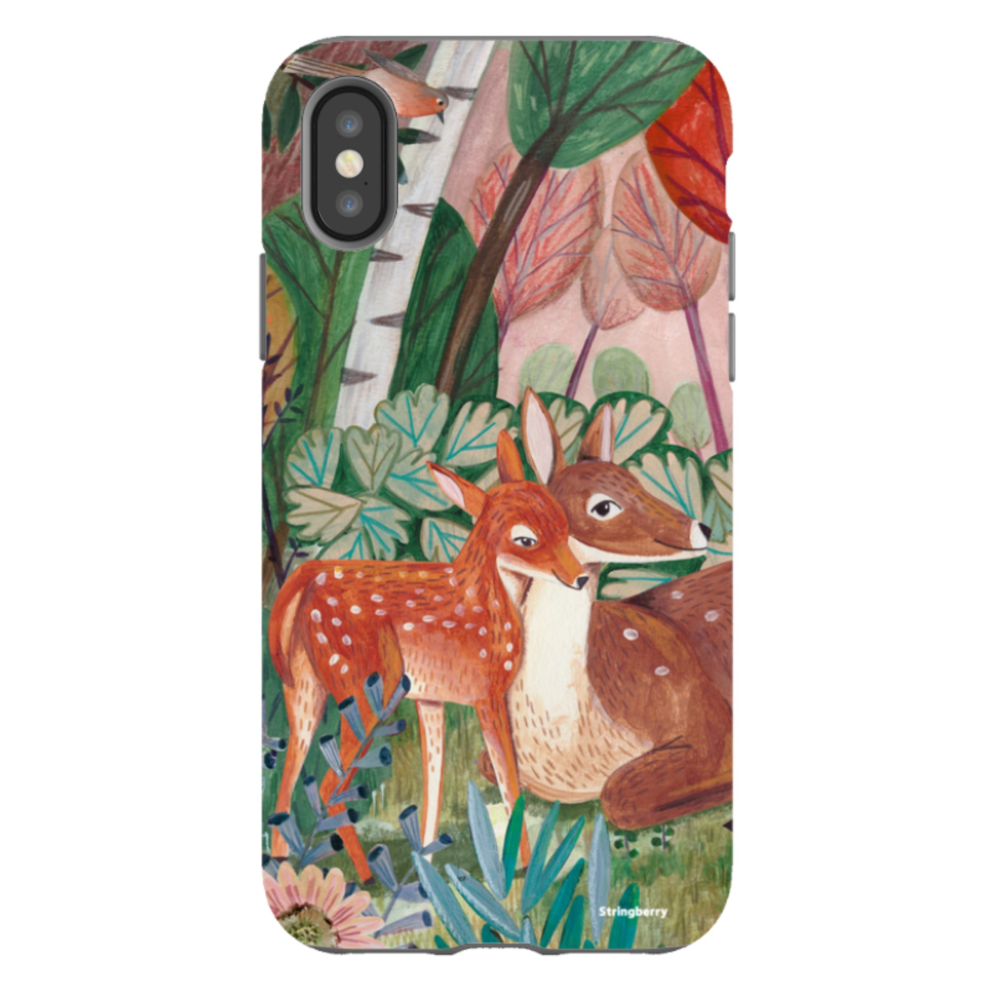 iPhone Tough Case - Deer By Caroline Bonne Muller