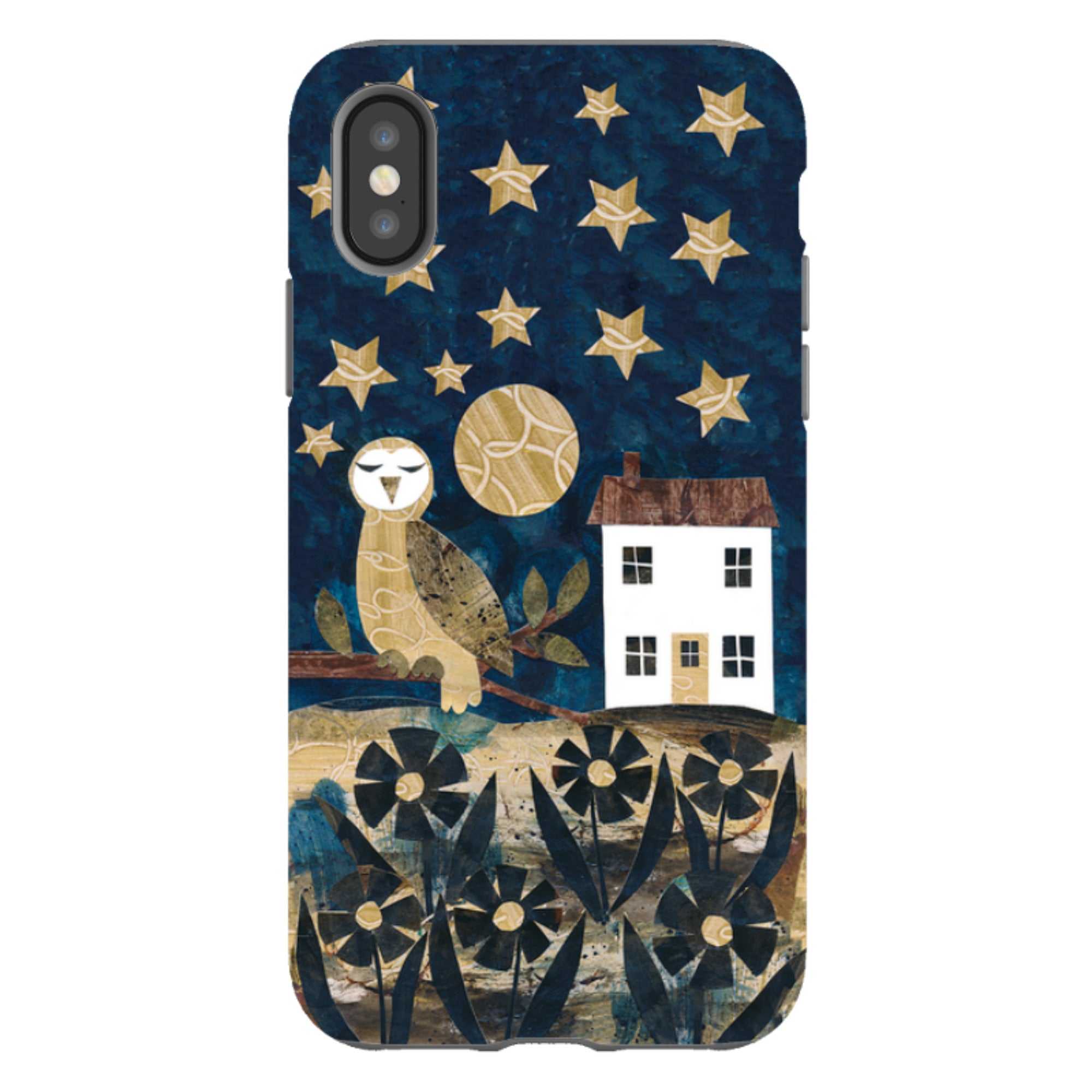 iPhone Tough Case - Night Watch Owl By Tracey English