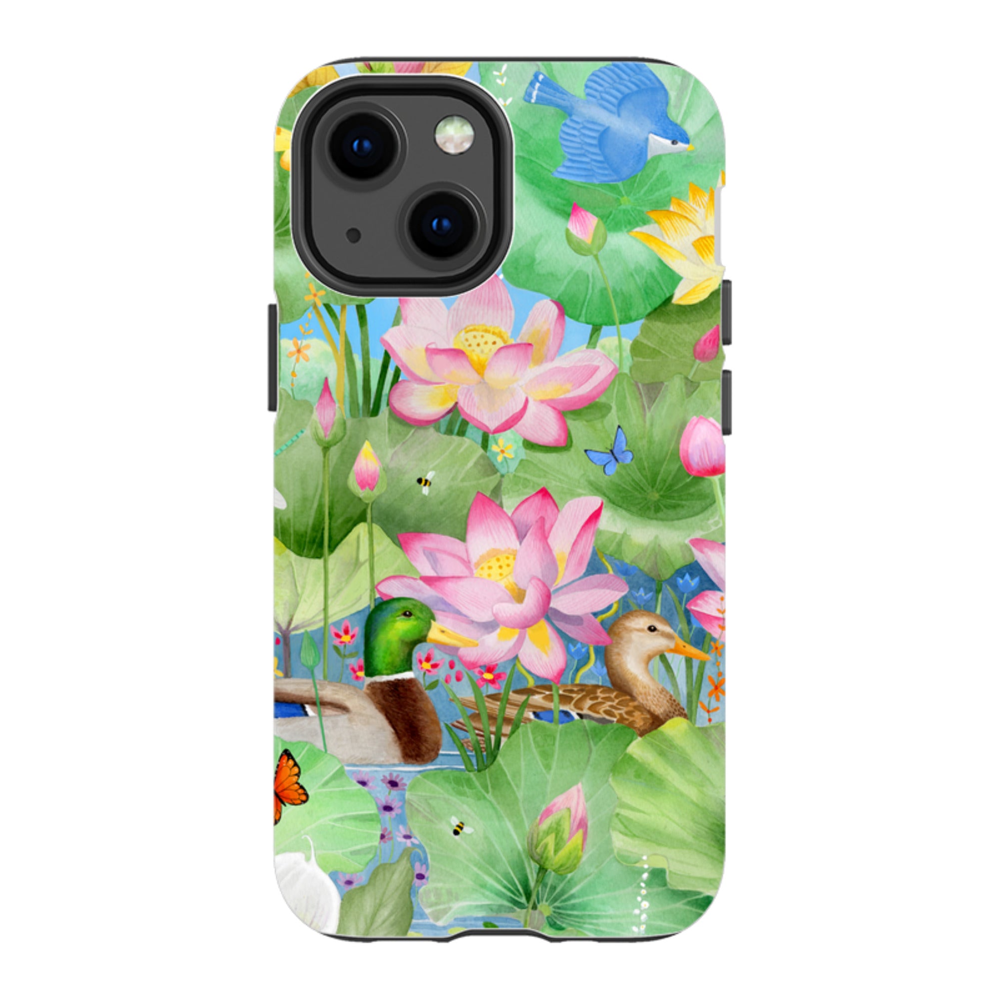iPhone Tough Case - Waterlily Pond By Bex Parkin