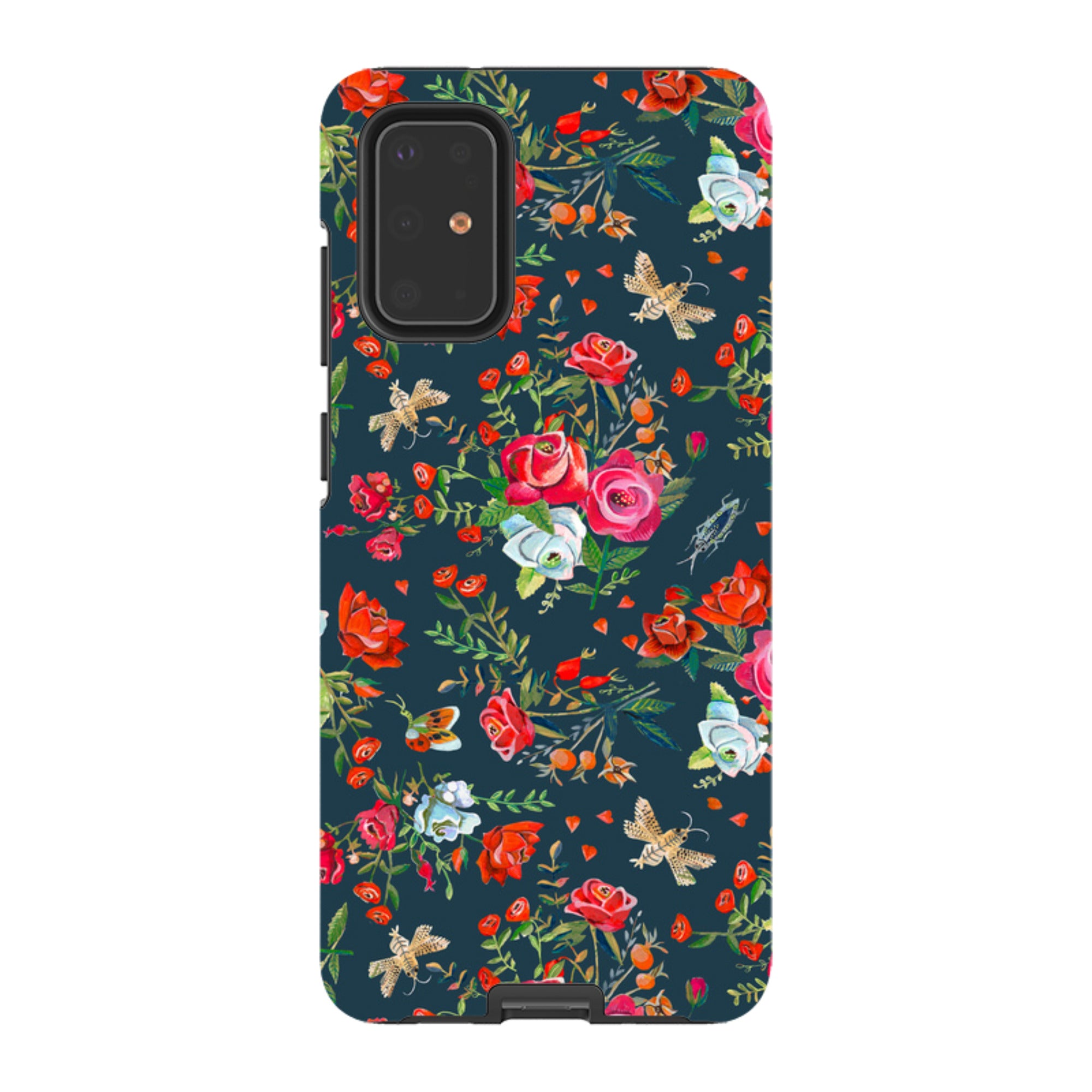 Samsung Tough Case - Blue Roses By Caroline Bonne Muller