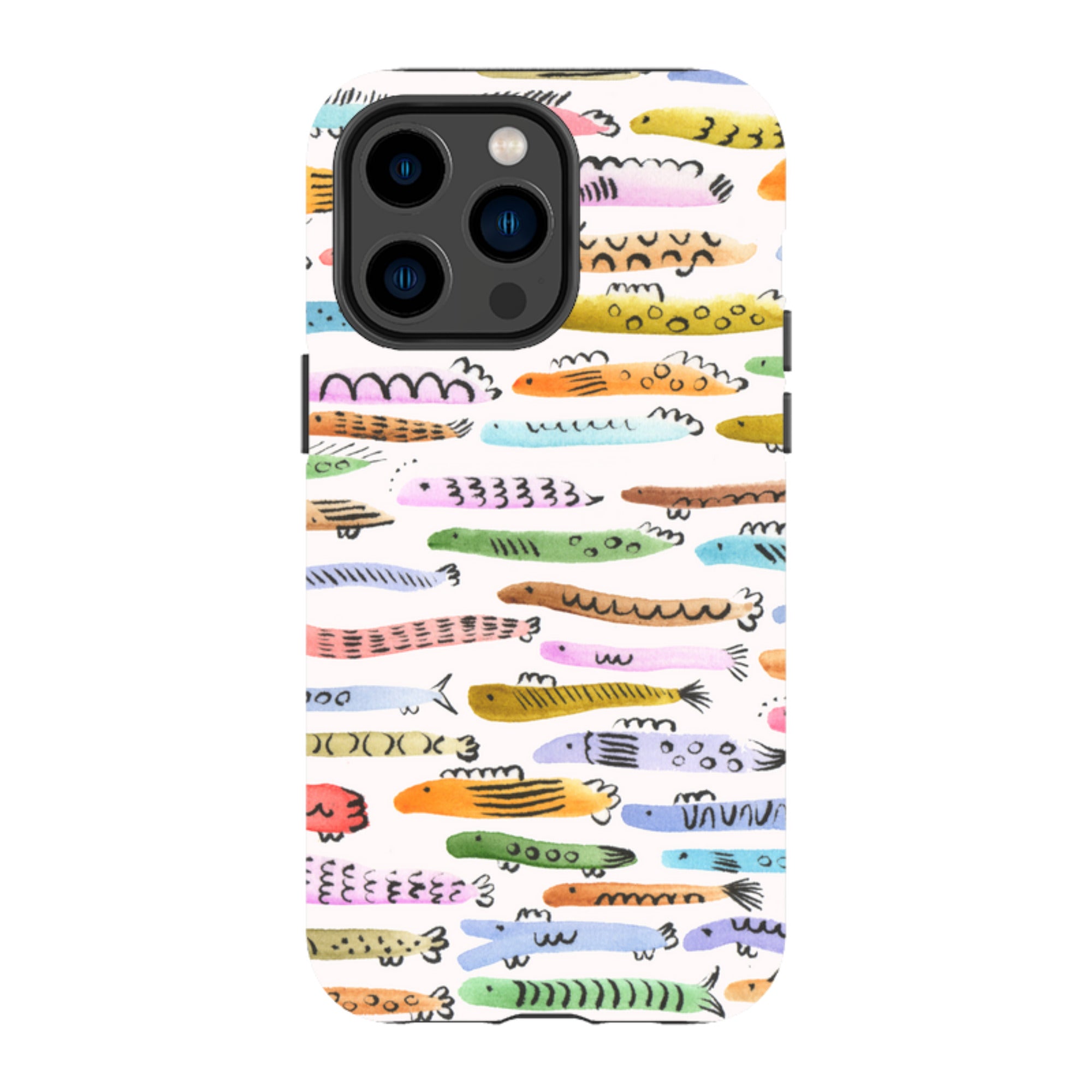 iPhone Tough Case - Colourful Fishes By Gabriela Larios