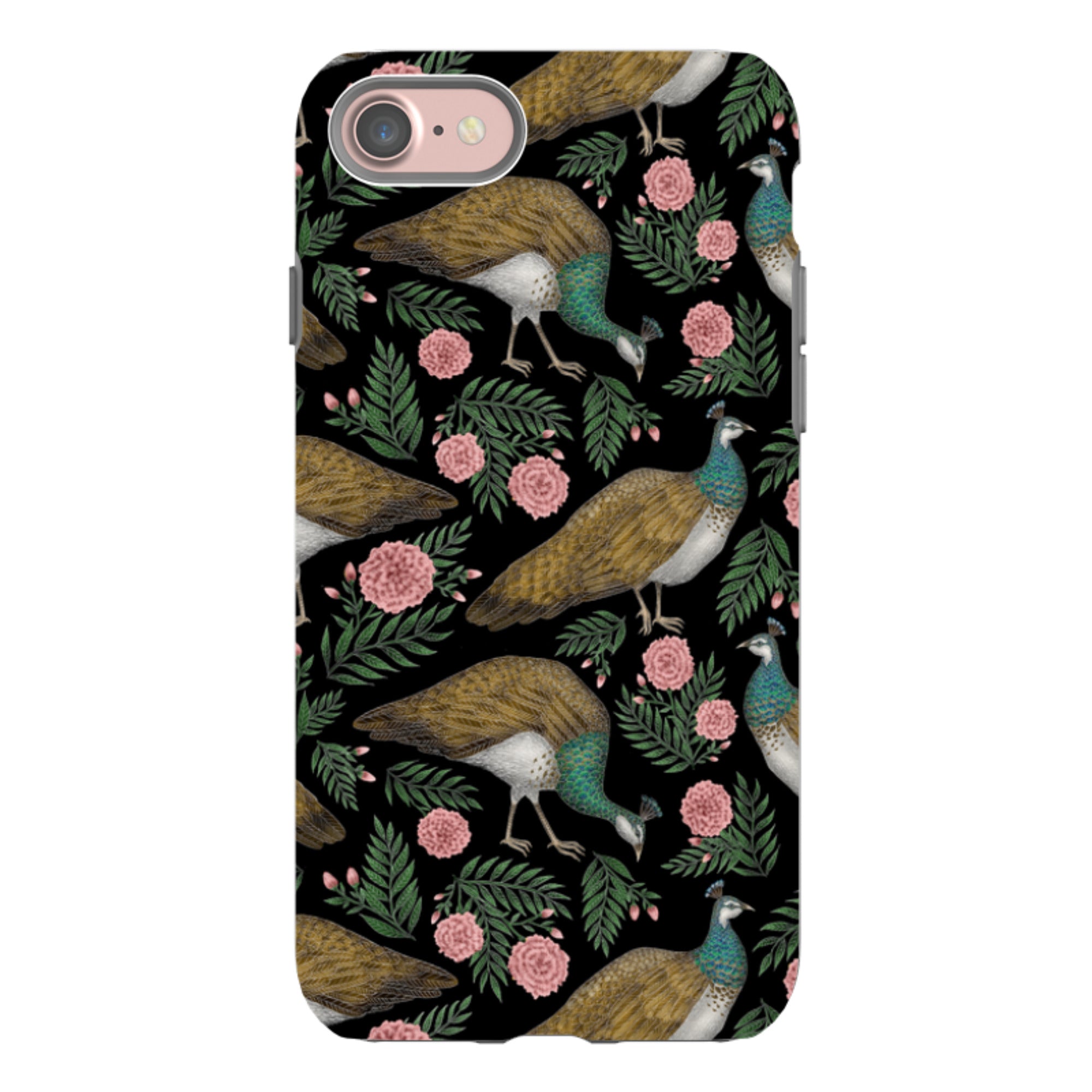 iPhone Tough Case - Peahen By Catherine Rowe
