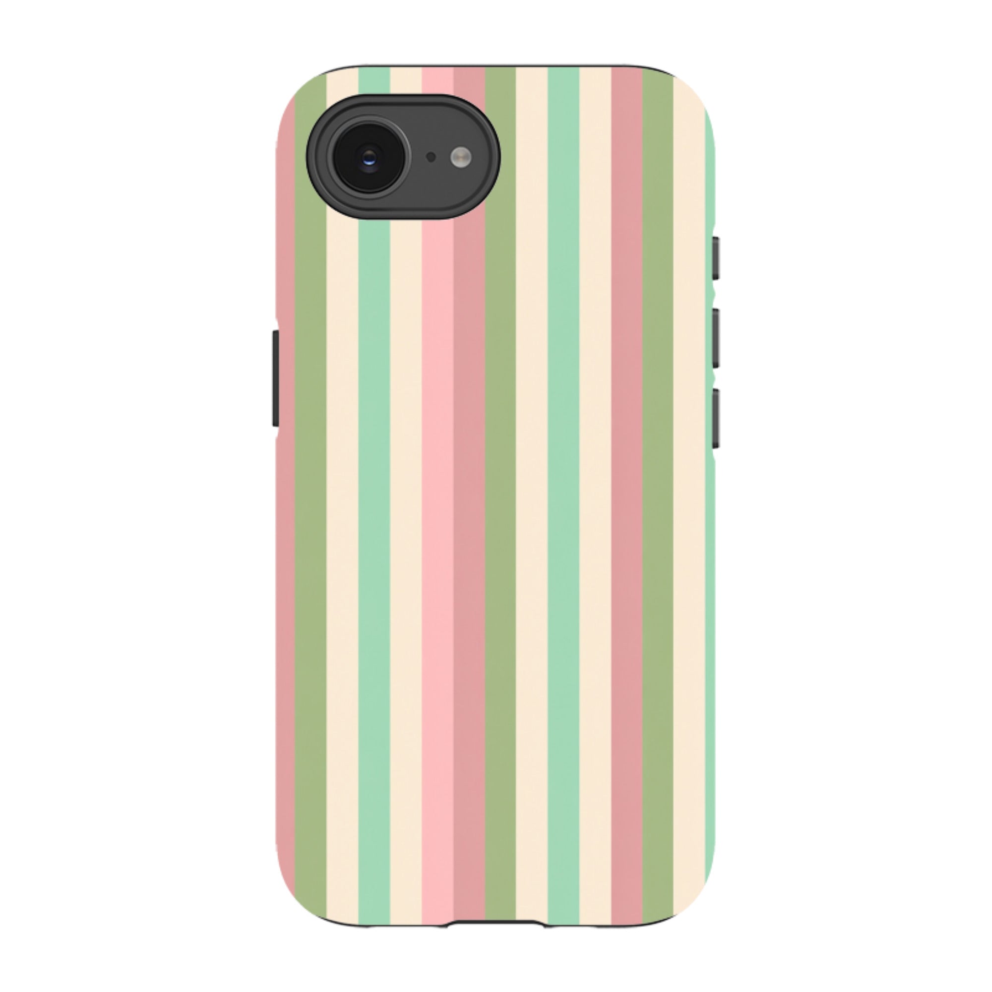 iPhone Tough Case - Pastel Stripe
