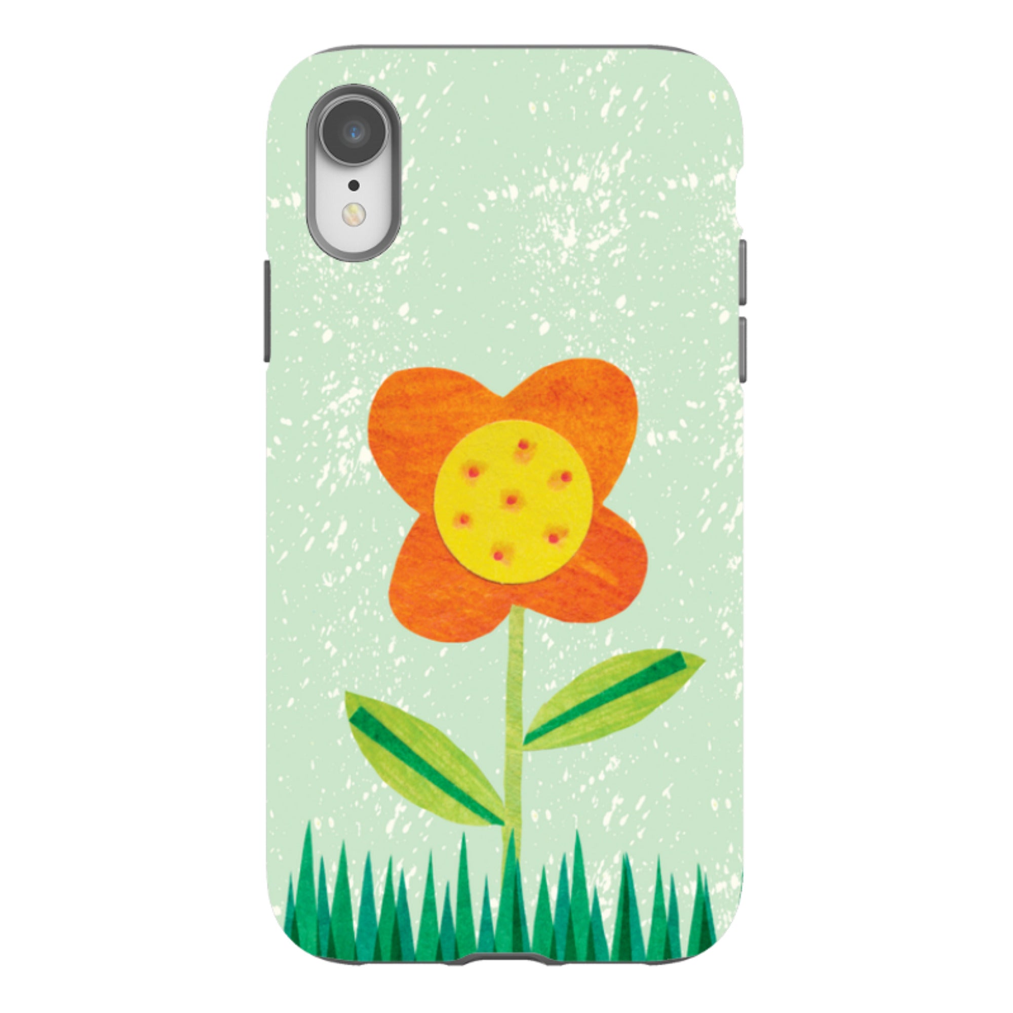 iPhone Tough Case - Orange Flower By Tracey English