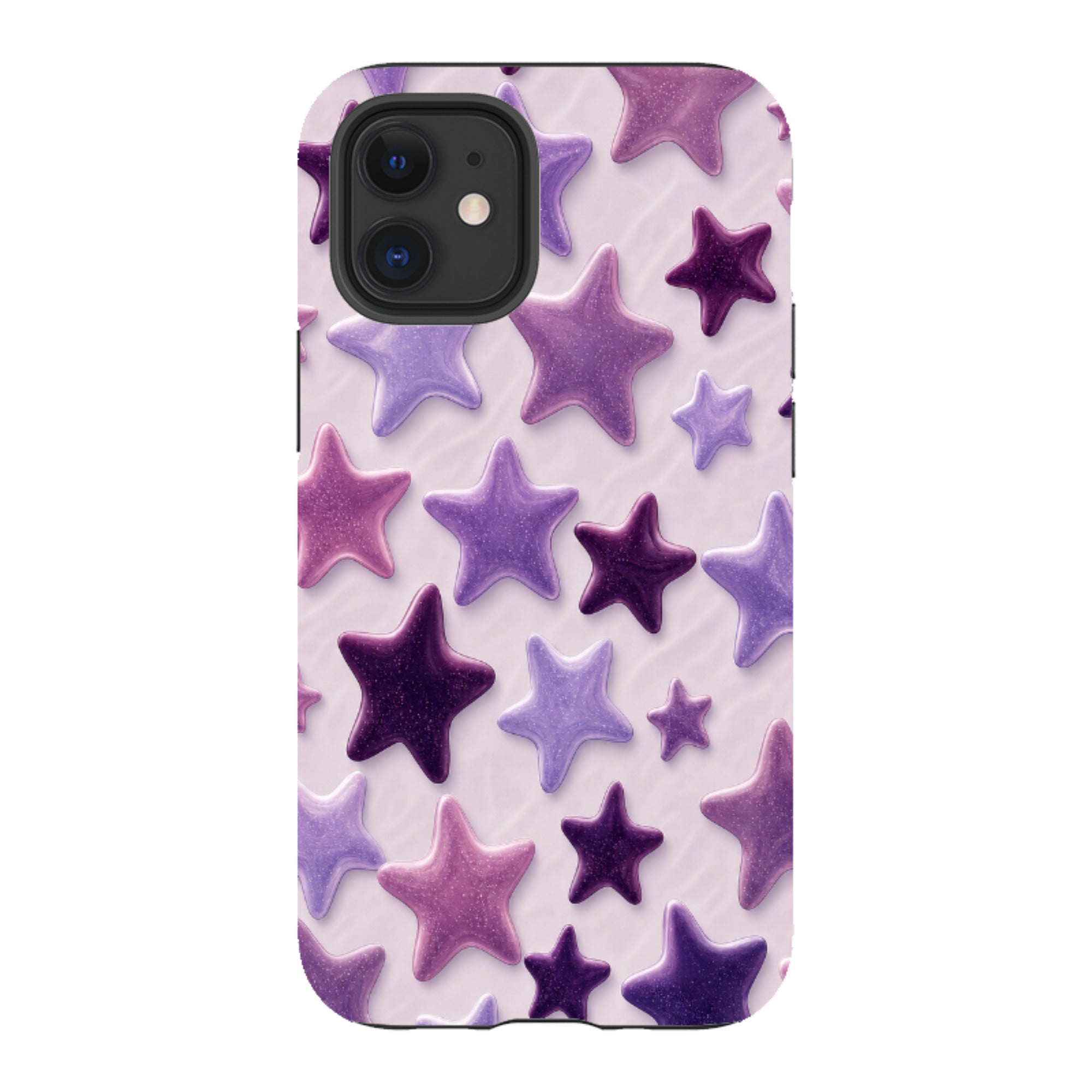 iPhone Tough Case - Lavender Purple Star