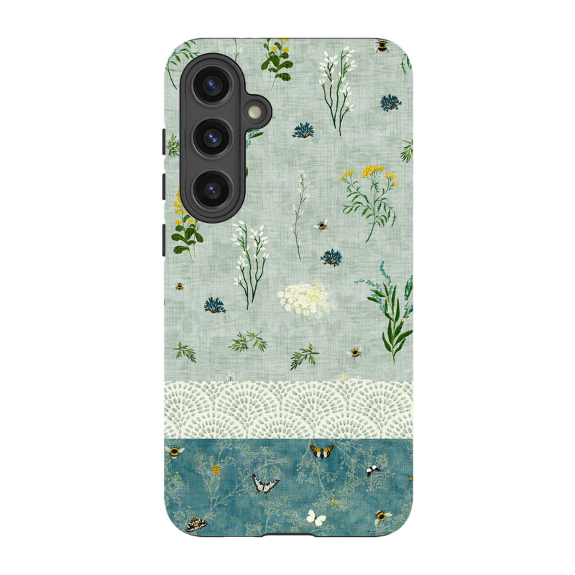 Samsung Tough  Case - Song Bird Florals and Bees 2 By Katherine Quinn