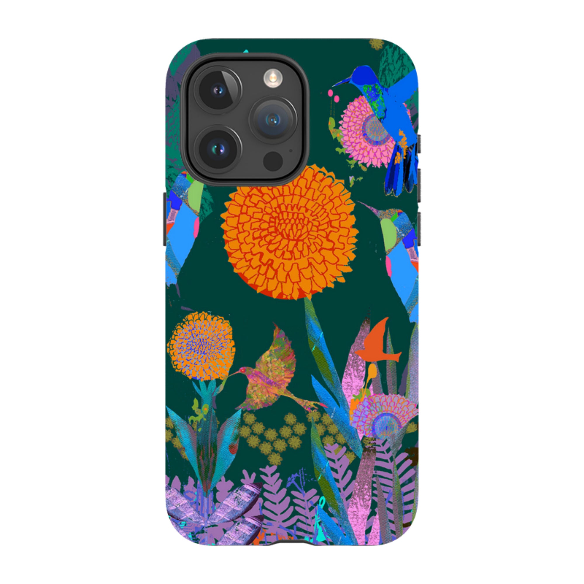 iPhone MagSafe Tough Case -  Hummingbird Forest By Tiffany Lynch