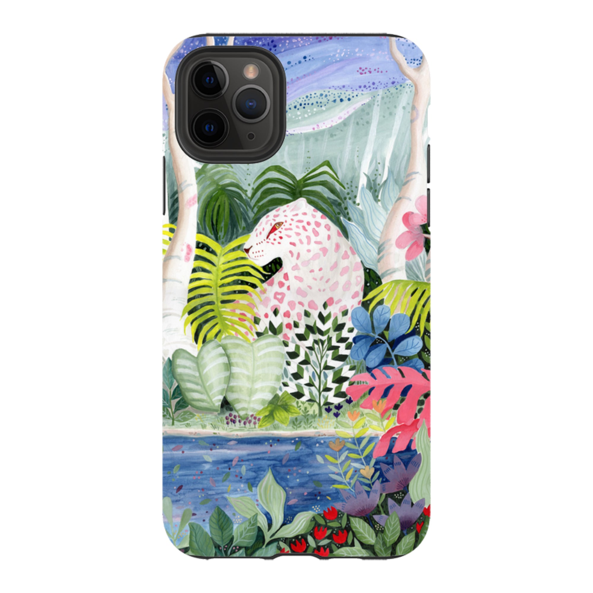 iPhone Tough Case - Cosmic Leopard By Bex Parkin