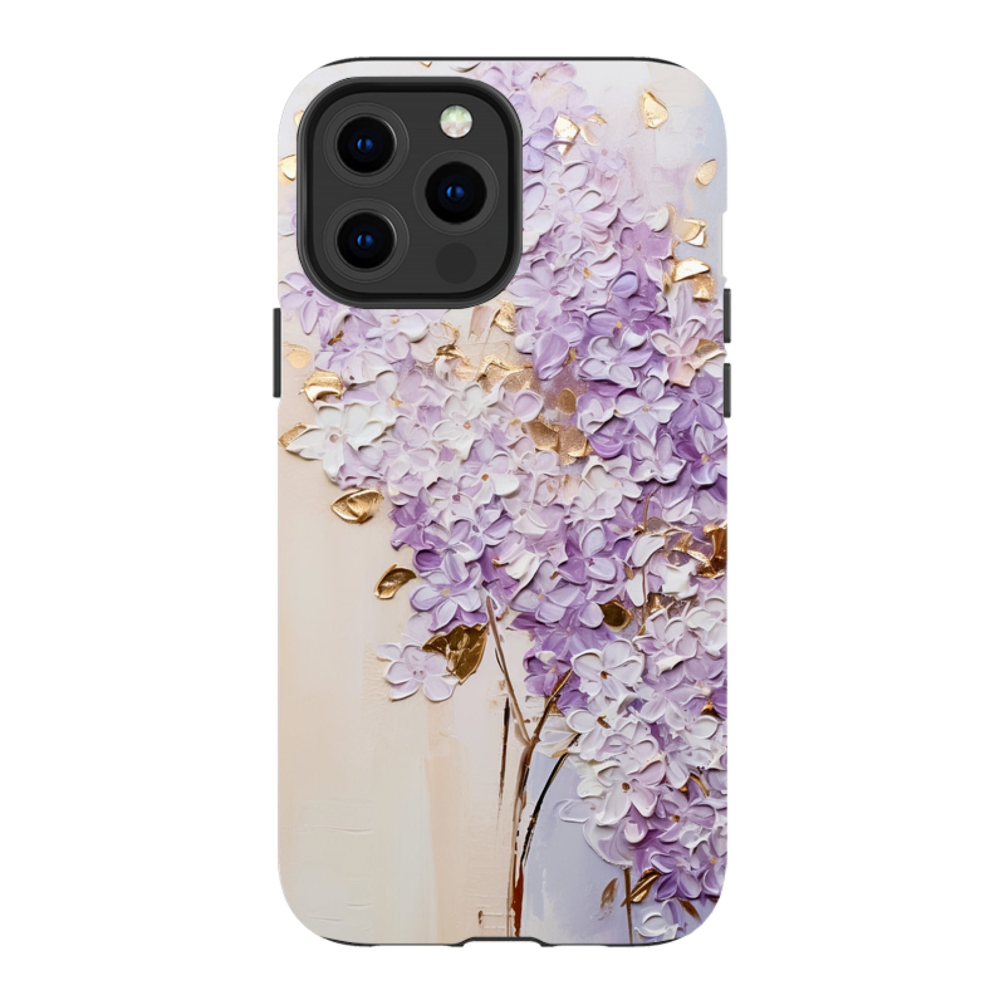 iPhone Tough Case - Purple Floral