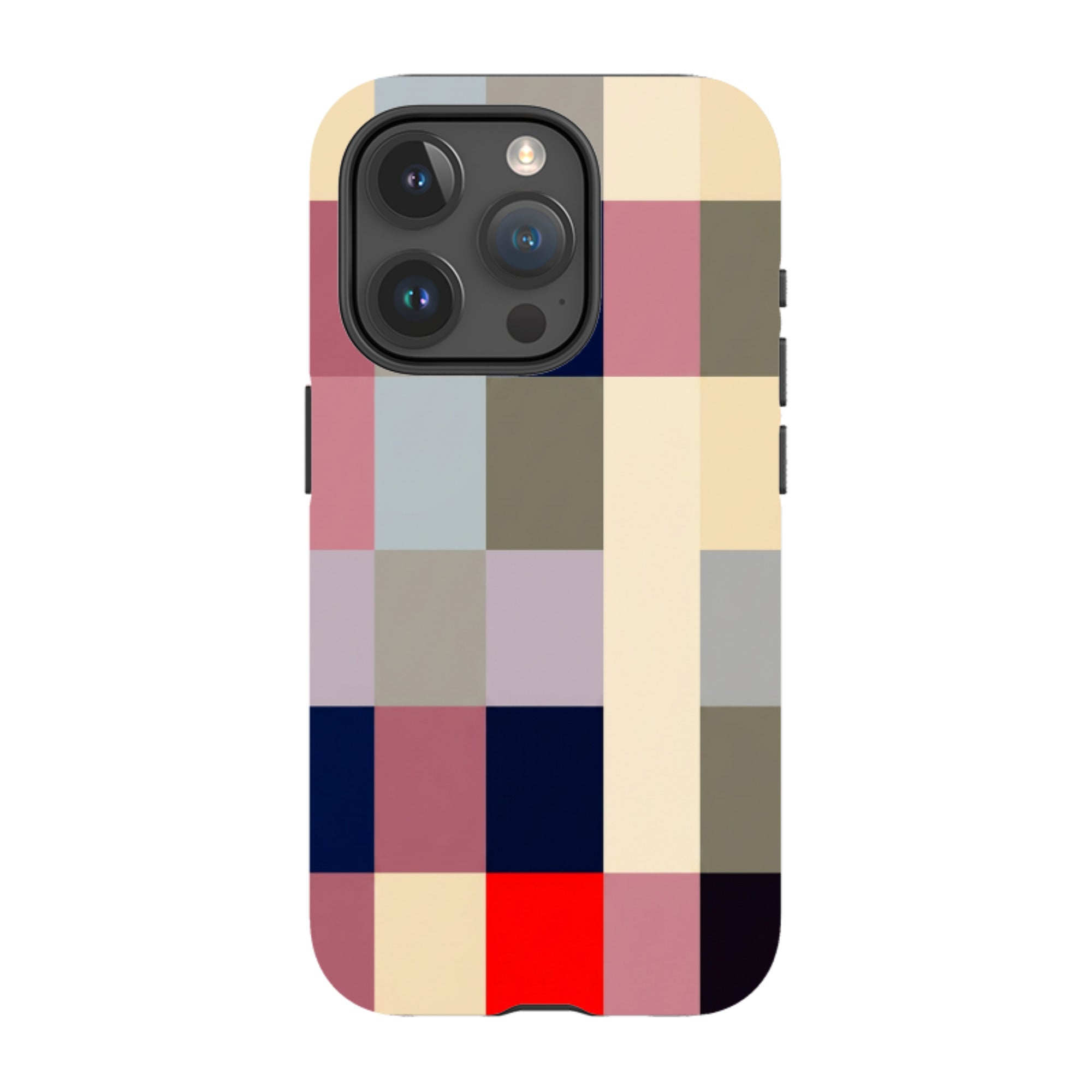iPhone MagSafe Tough Case - Retro Plaid