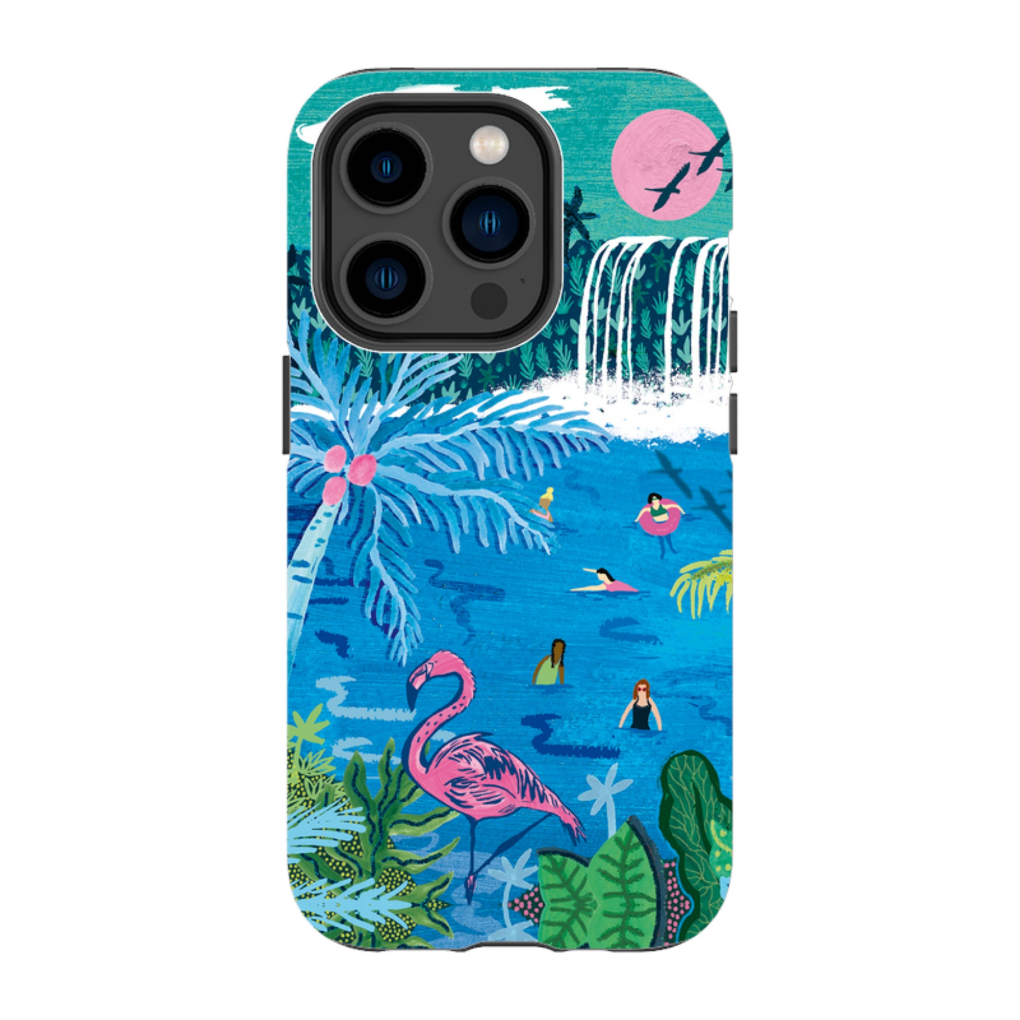 iPhone Tough Case - Palm Pool By Emma Frances Grant